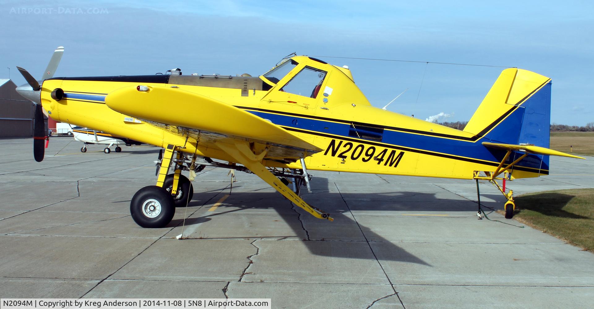 N2094M, Air Tractor Inc AT-502B C/N 502B-2756, Air Tractor AT-502B on the ramp in Casselton, ND.