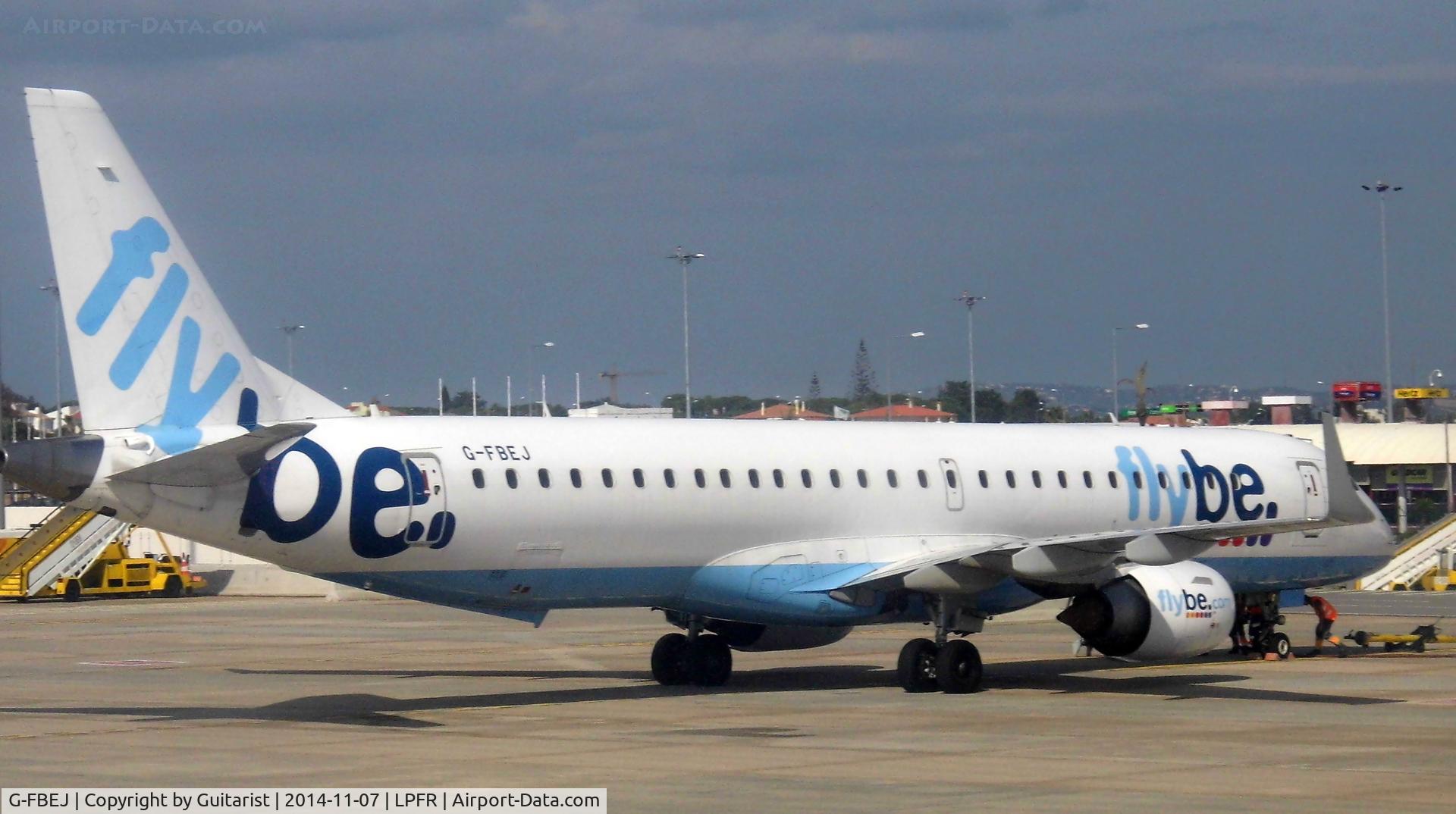 G-FBEJ, 2007 Embraer 195LR (ERJ-190-200LR) C/N 19000155, At Faro Airport