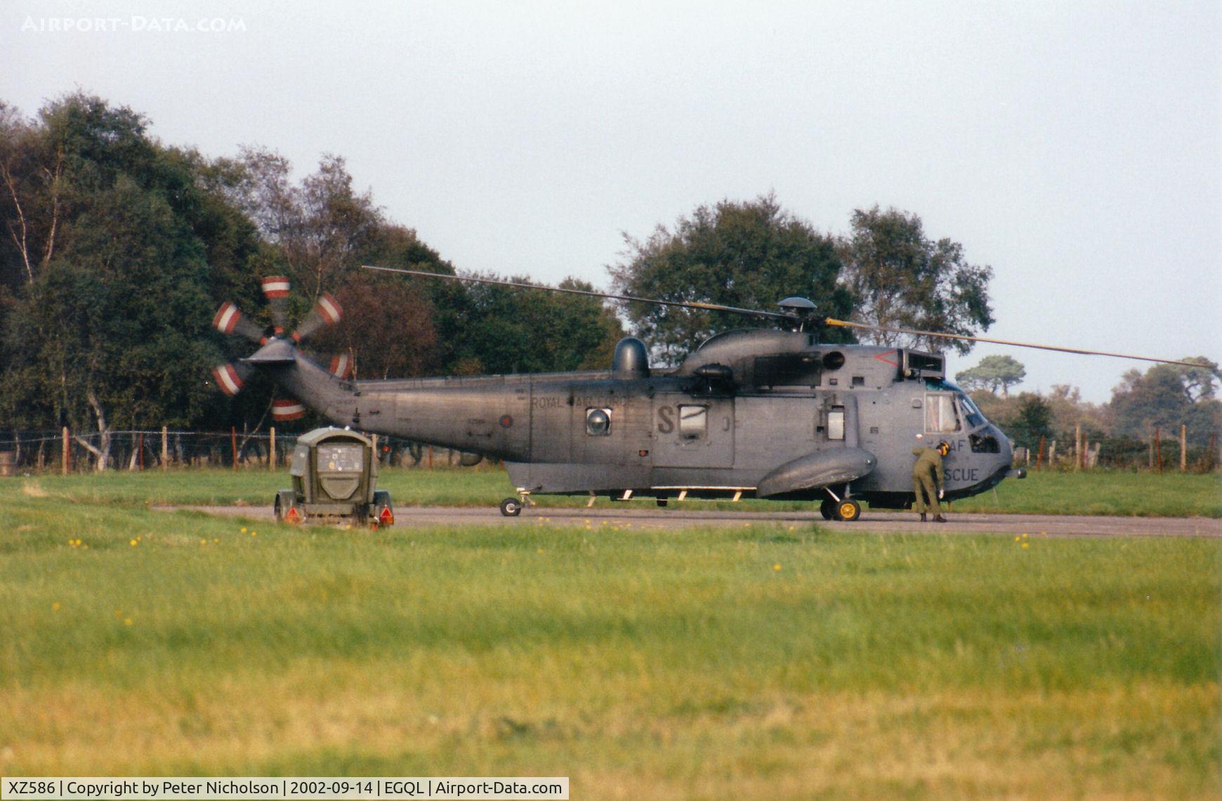 XZ586, 1977 Westland Sea King HAR.3 C/N WA852, Sea King HAR.3 of 202 Squadron as seen at the 2002 RAF Leuchars Airshow.