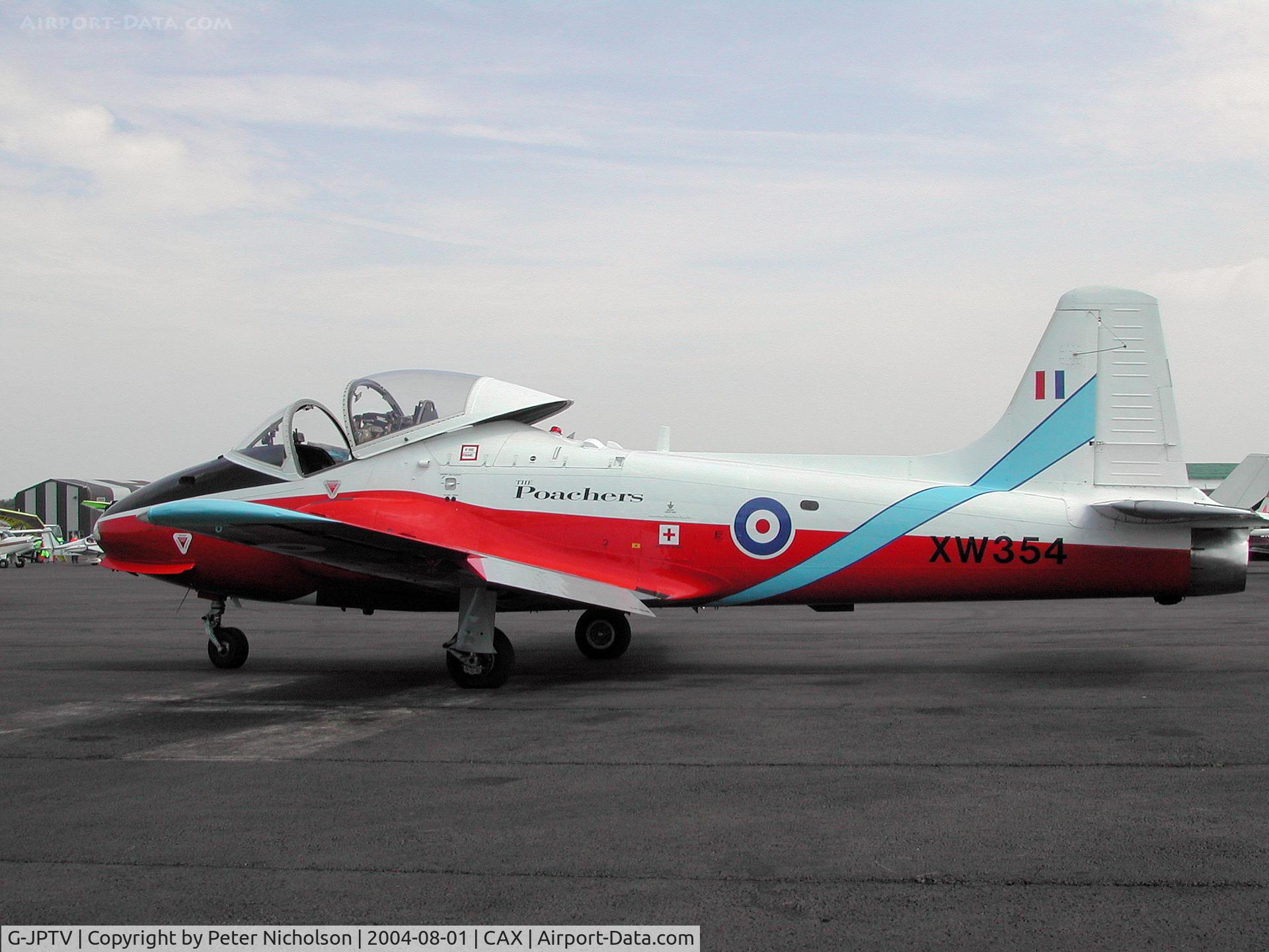 G-JPTV, 1971 BAC 84 Jet Provost T.5A C/N EEP/JP/1005, Another view of this Jet Provost T.5A which was present at the 2004 Carlisle Fly-in.