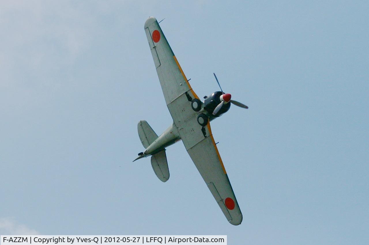 F-AZZM, 2000 North American AT-6B Texan C/N SA-32, North American AT-6B Texan-Zero, AJBS Collection, La Ferté-Alais Airfield (LFFQ) Air Show 2012
