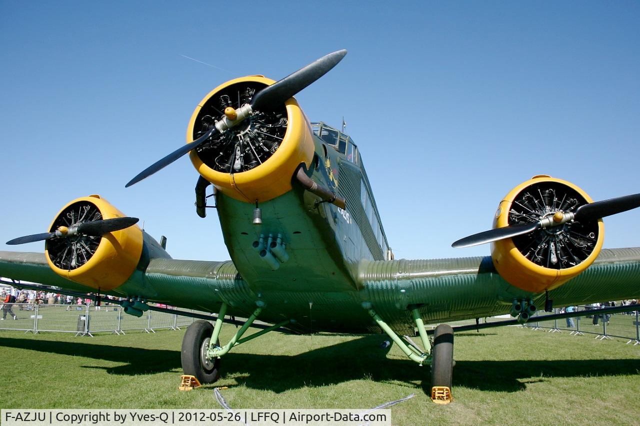 F-AZJU, 1952 Junkers (CASA) 352L (Ju-52) C/N 103, Casa-Junkers JU52-3M, La Ferte-Alais Airfield (LFFQ) Air show 2012