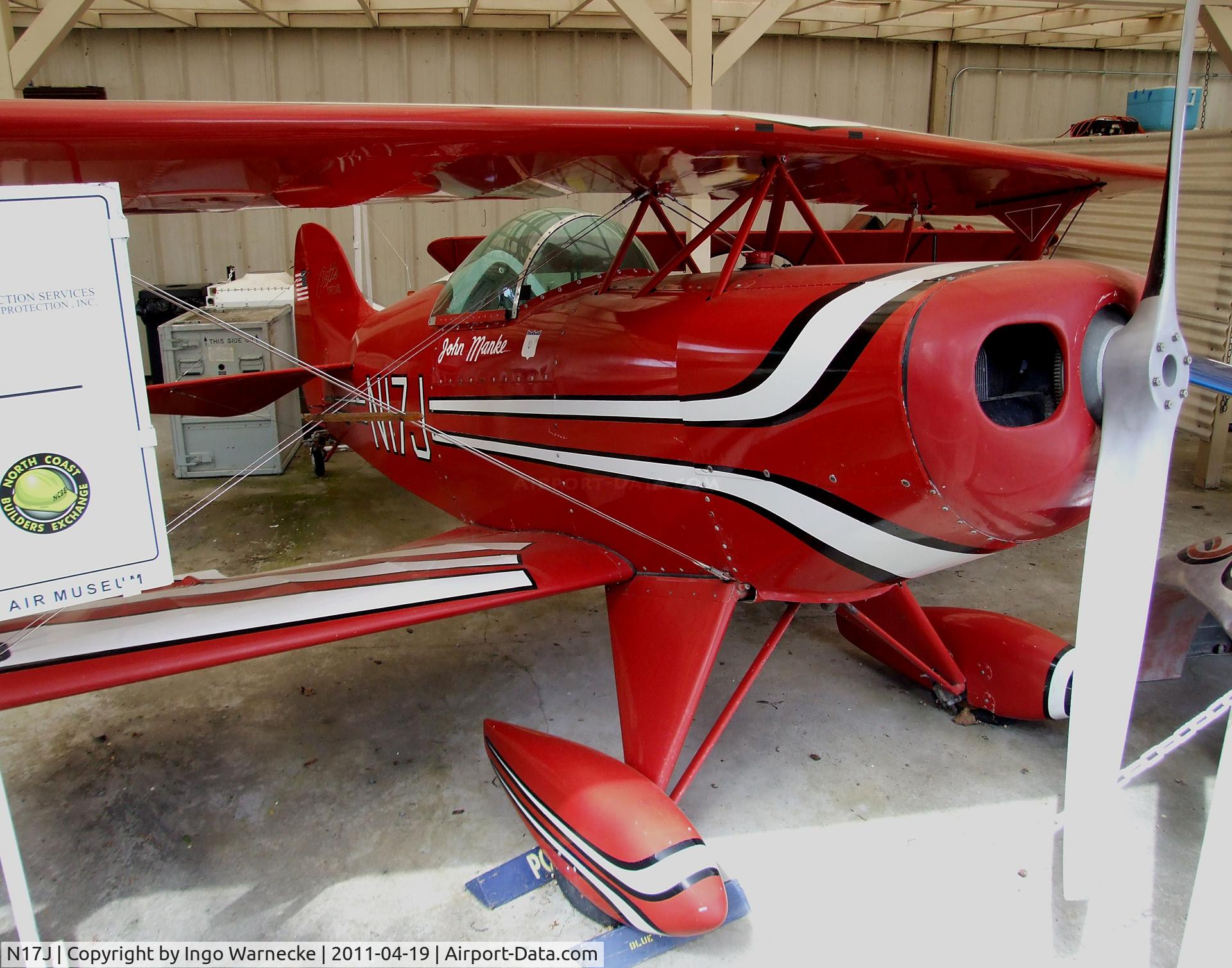 N17J, 1972 Pitts S-1C Special C/N 1 (N17J), Pitts S-1C Special at the Pacific Coast Air Museum, Santa Rosa CA
