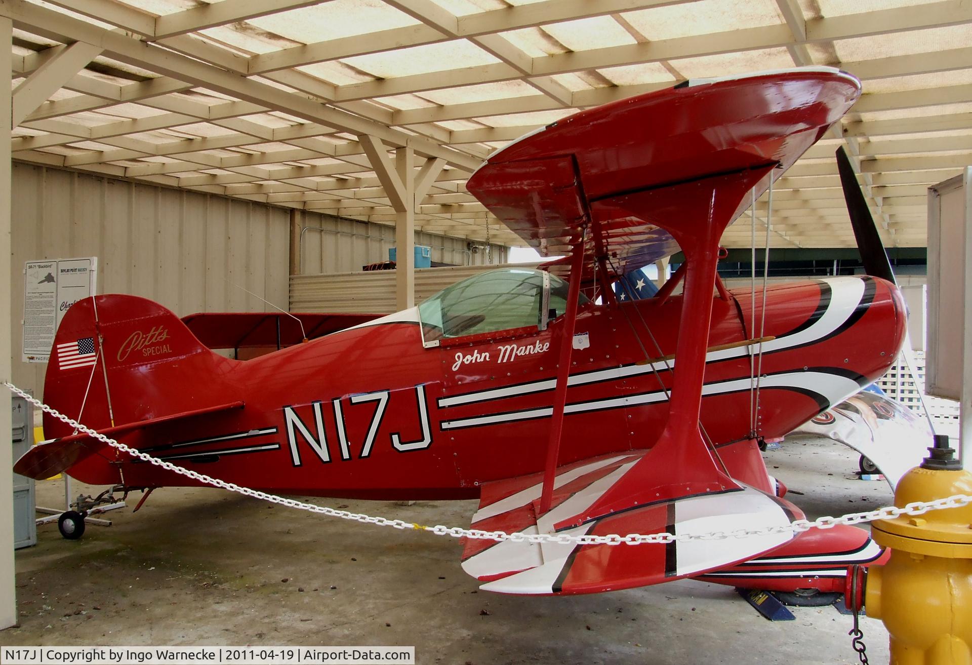 N17J, 1972 Pitts S-1C Special C/N 1 (N17J), Pitts S-1C Special at the Pacific Coast Air Museum, Santa Rosa CA