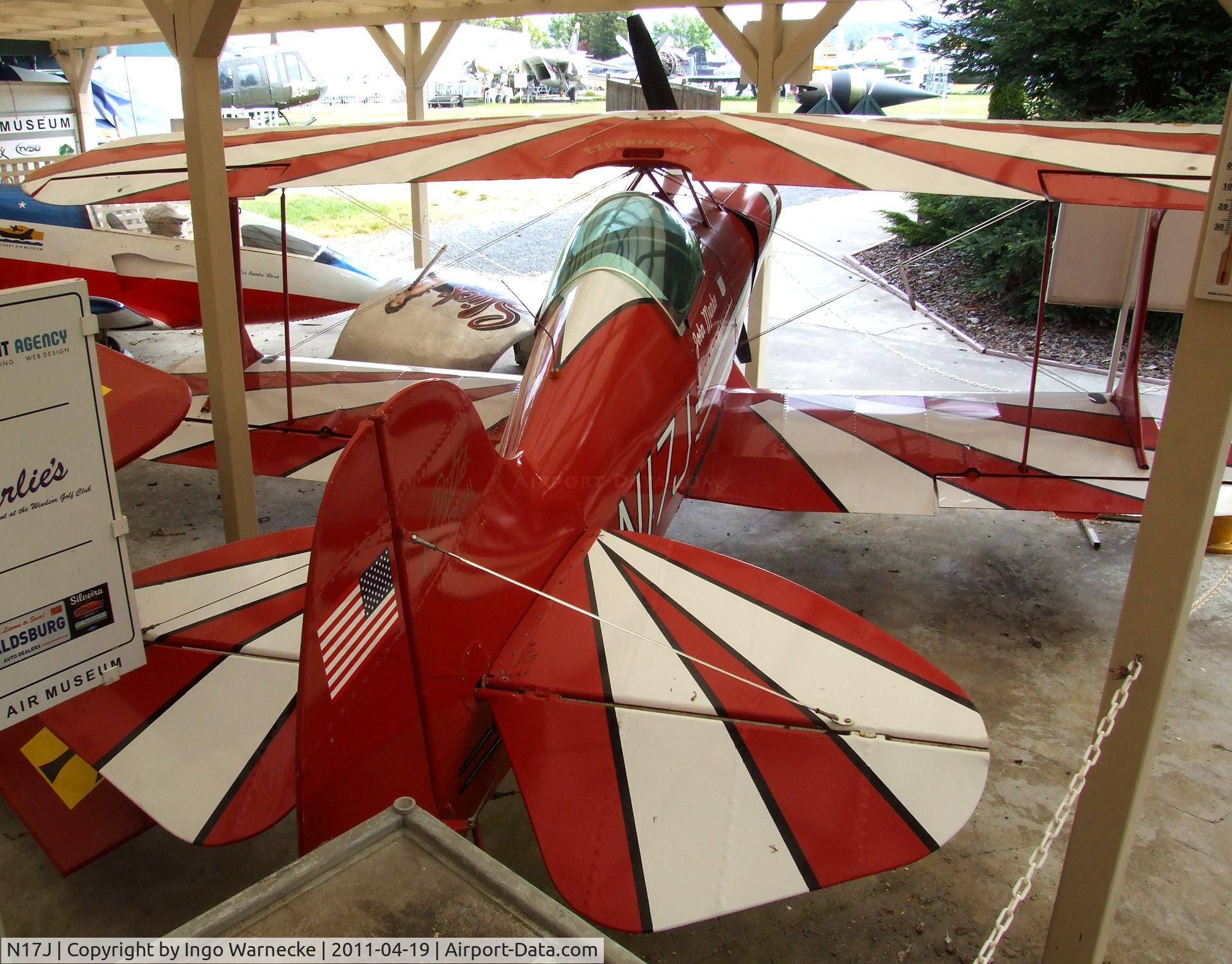 N17J, 1972 Pitts S-1C Special C/N 1 (N17J), Pitts S-1C Special at the Pacific Coast Air Museum, Santa Rosa CA