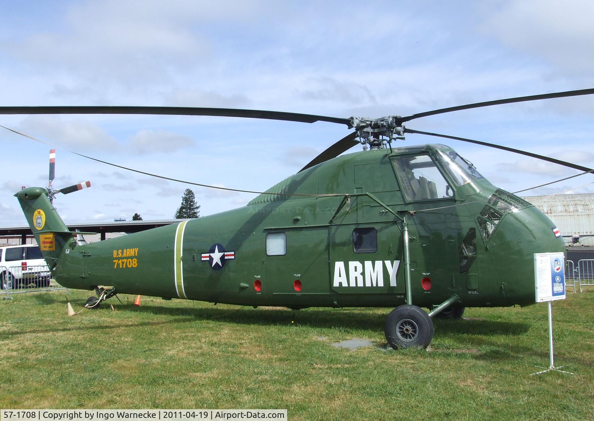 57-1708, 1957 Sikorsky CH-34C Choctaw C/N 58-868, Sikorsky CH-34C Choctaw at the Pacific Coast Air Museum, Santa Rosa CA