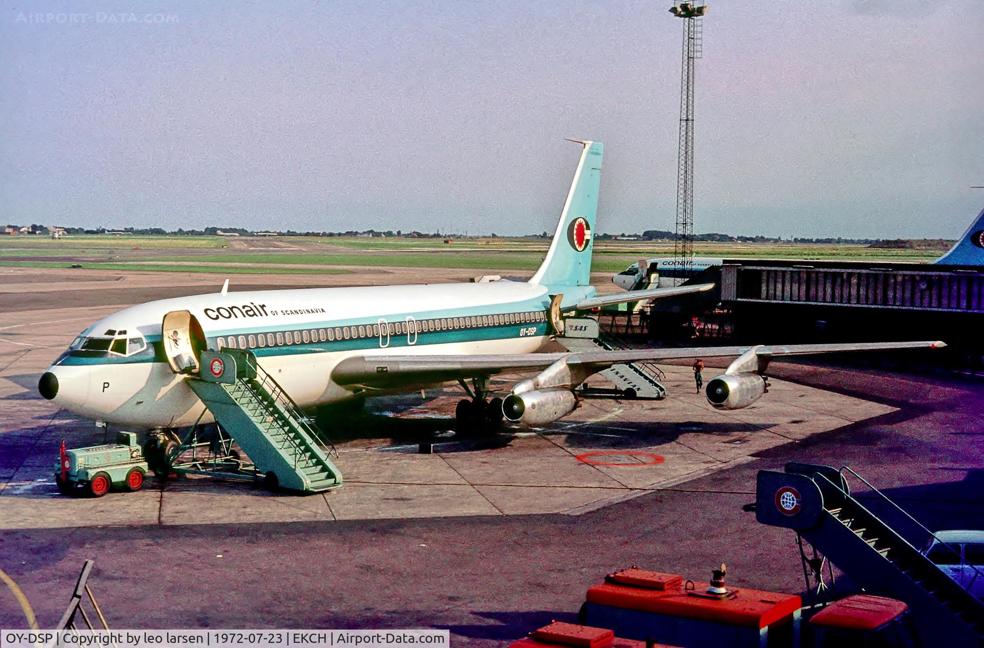 OY-DSP, 1961 Boeing 720-025 C/N 18241, Copenhagen 23.7.72