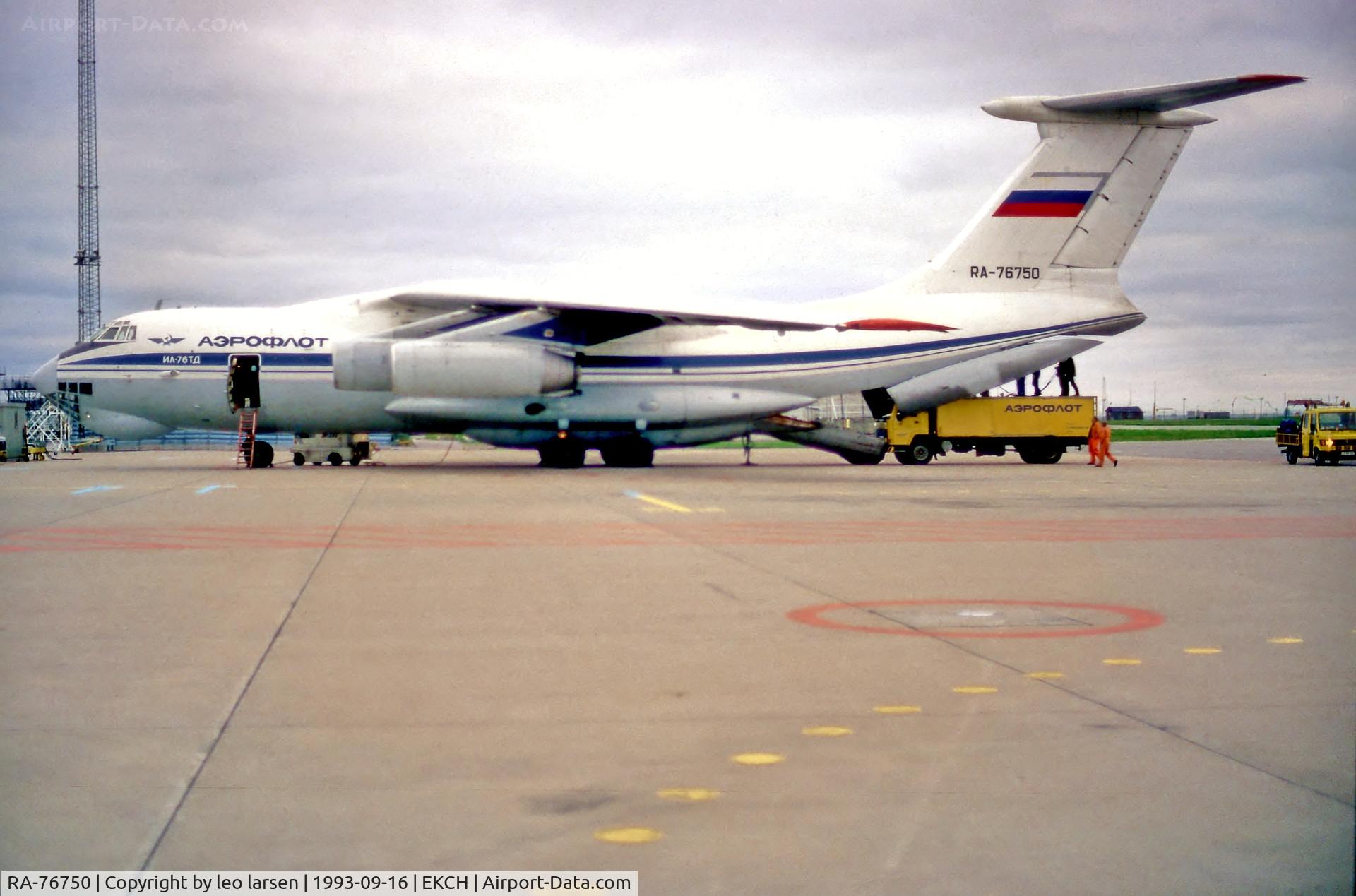 RA-76750, 1988 Ilyushin Il-76TD C/N 0083485561, Copenhagen 16.9.93