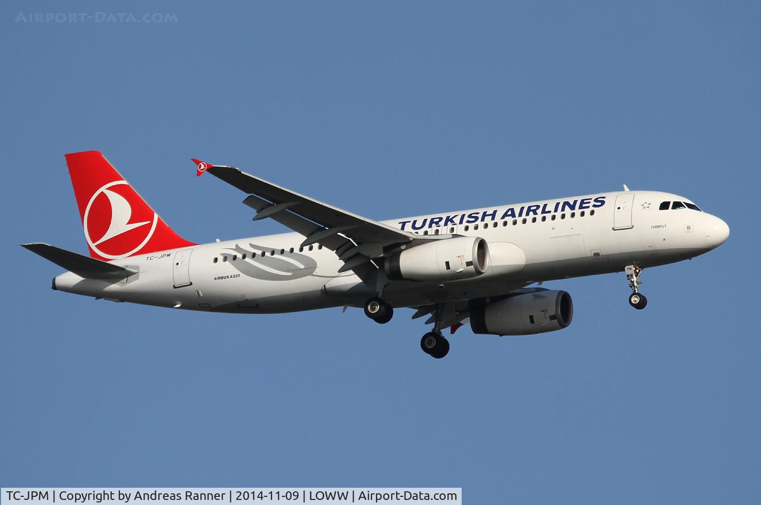 TC-JPM, 2007 Airbus A320-232 C/N 3341, Turkish Airlines Airbus A320