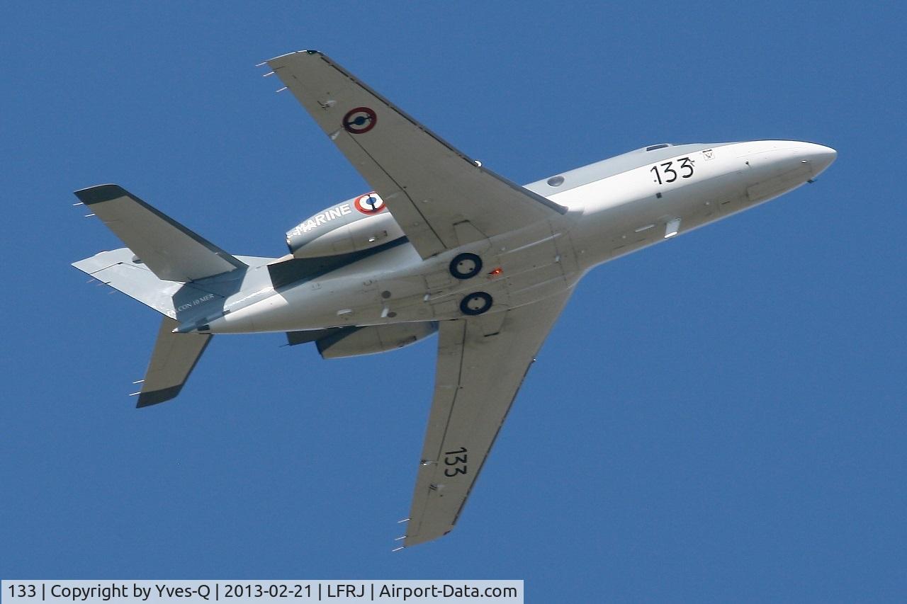 133, 1978 Dassault Falcon 10MER C/N 133, French Naval aviation Dassault Falcon 10 MER, Training flight, Landivisiau Naval Air Base (LFRJ)