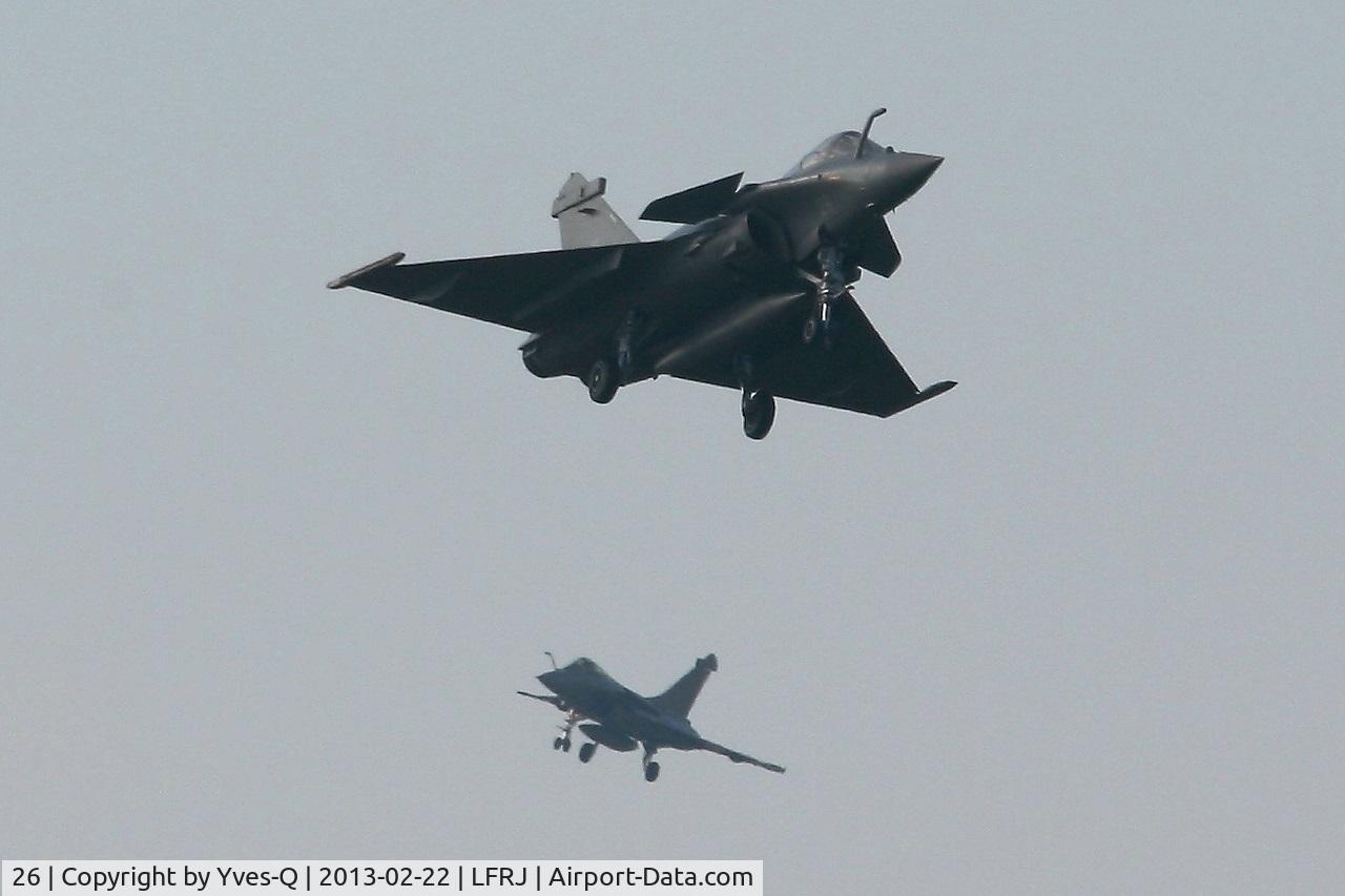 26, Dassault Rafale M C/N 26, French Naval Aviation Dassault Rafale M, Short approach rwy 08, Landivisiau Naval Air Base (LFRJ)