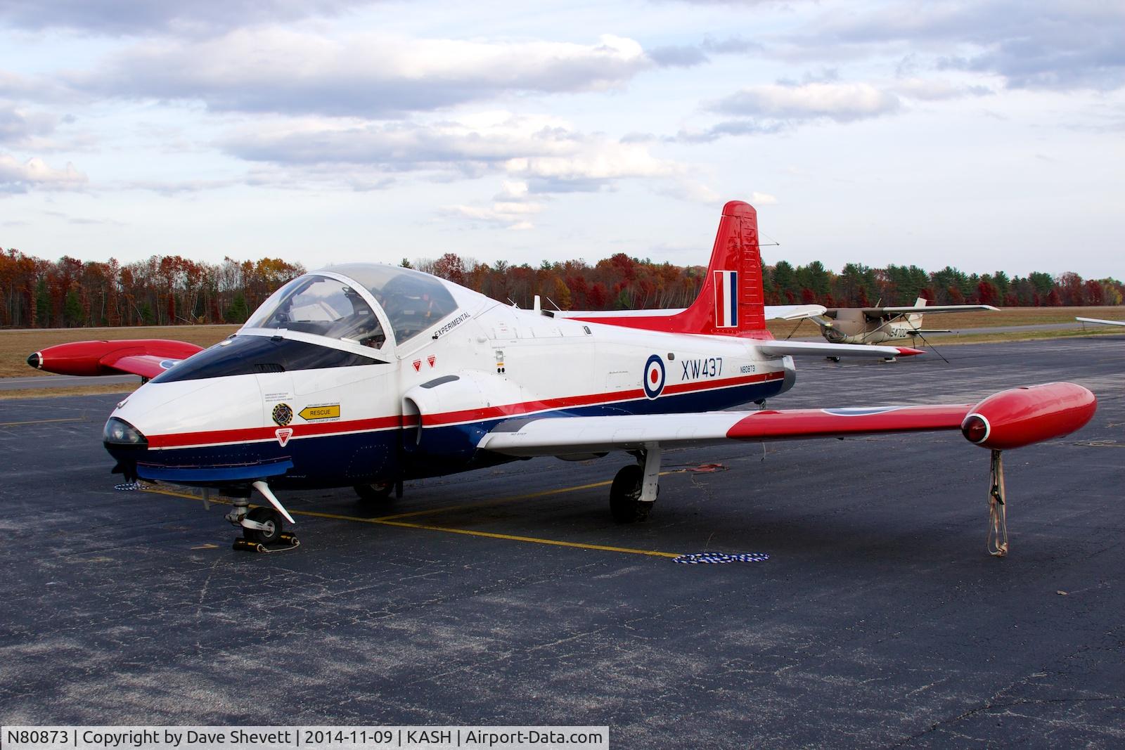 N80873, Cessna A185F Skywagon 185 C/N 18503140, BAC Jet Provost T5A at Nashua airport