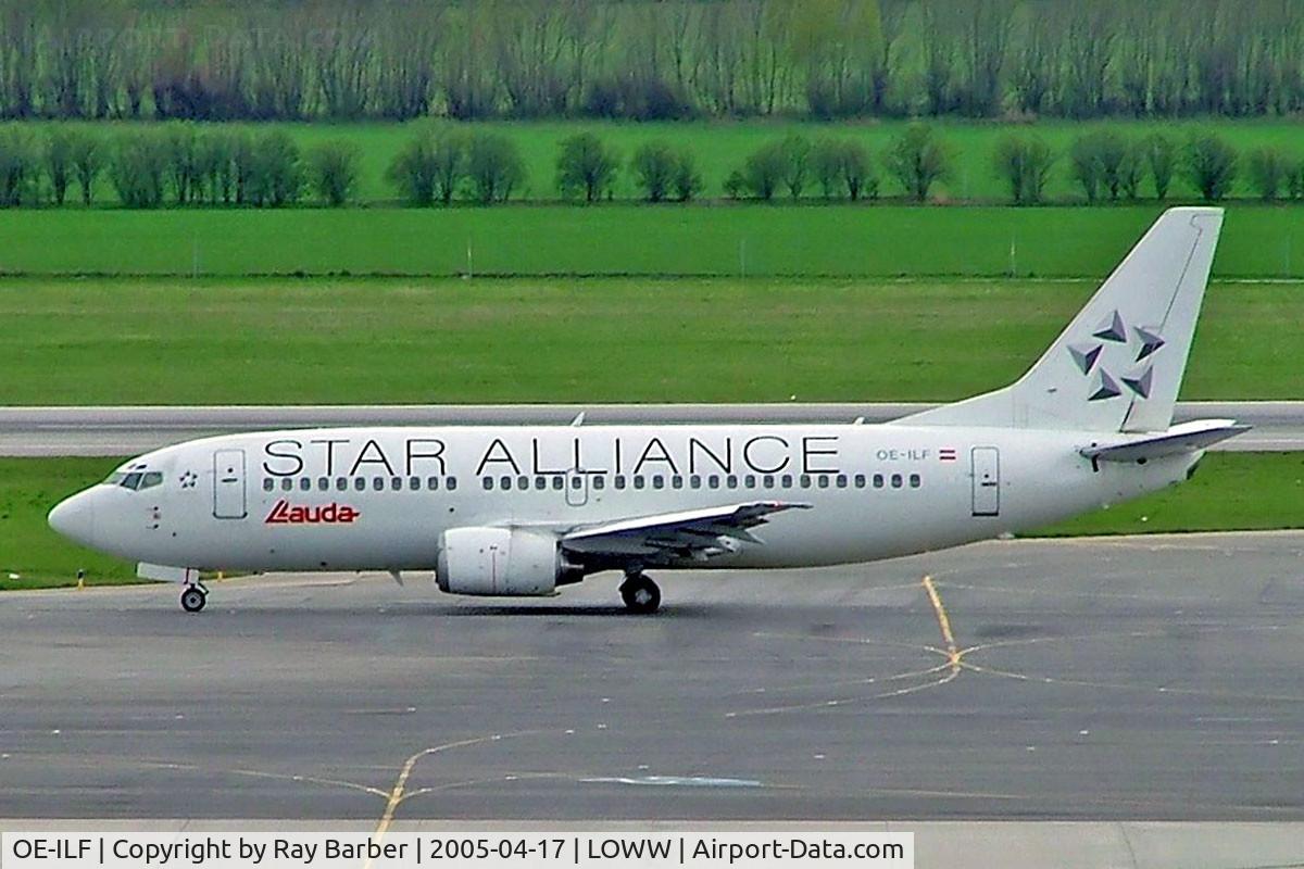 OE-ILF, 1986 Boeing 737-3Z9 C/N 23601/1254, Boeing 737-3Z9 [23601] (Lauda Air) Vienna-Schwechat~OE 17/04/2005