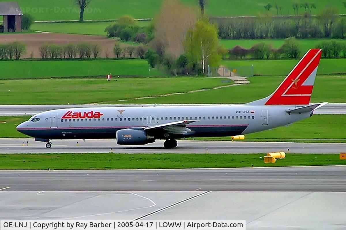 OE-LNJ, 1998 Boeing 737-8Z9 C/N 28177, Boeing 737-8Z9 [28177] (Lauda Air) Vienna-Schwechat~OE 17/04/2005