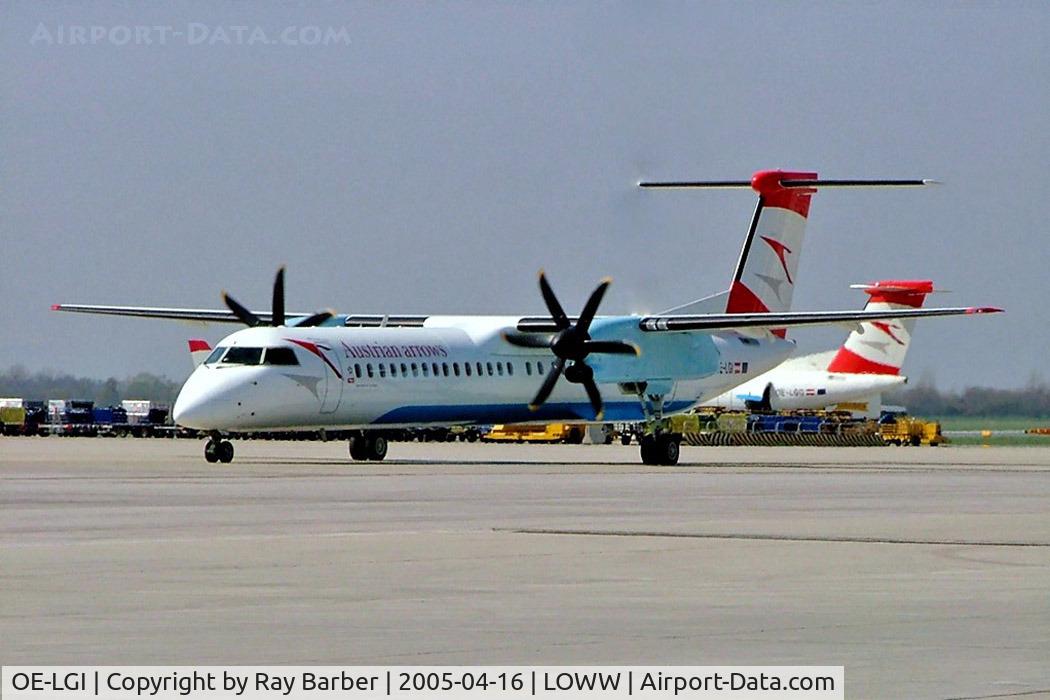 OE-LGI, 2004 De Havilland Canada DHC-8-402Q Dash 8 C/N 4100, De Havilland Canada DHC-8Q-402 Dash 8 [4100] (Austrian Arrows) Vienna-Schwechat~OE 16/04/2005