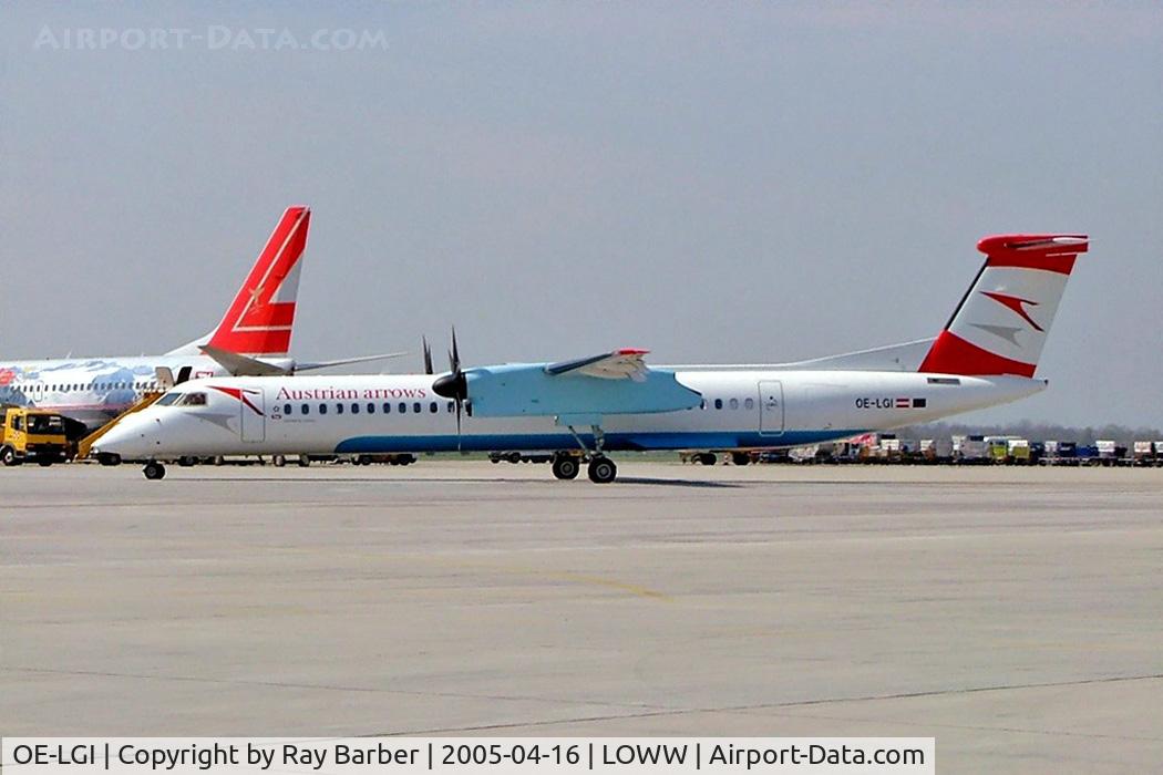 OE-LGI, 2004 De Havilland Canada DHC-8-402Q Dash 8 C/N 4100, De Havilland Canada DHC-8Q-402 Dash 8 [4100] (Austrian Arrows) Vienna-Schwechat~OE 16/04/2005