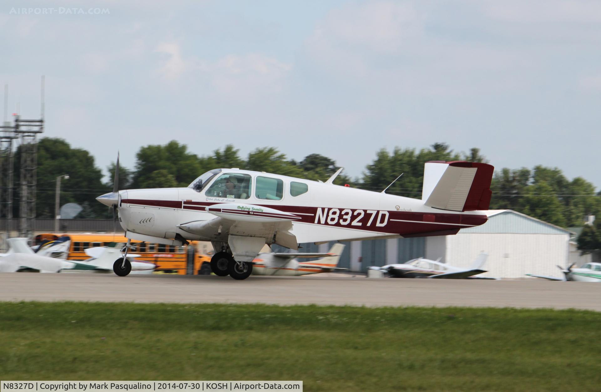 N8327D, 1957 Beech J35 Bonanza C/N D-5411, Beech J35