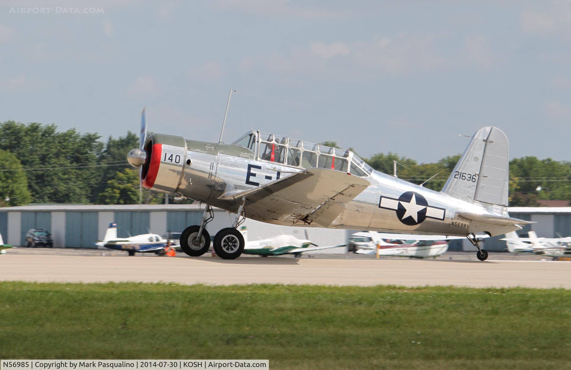 N56985, 1943 Consolidated Vultee BT-13A C/N 8557, Vultee BT-13A