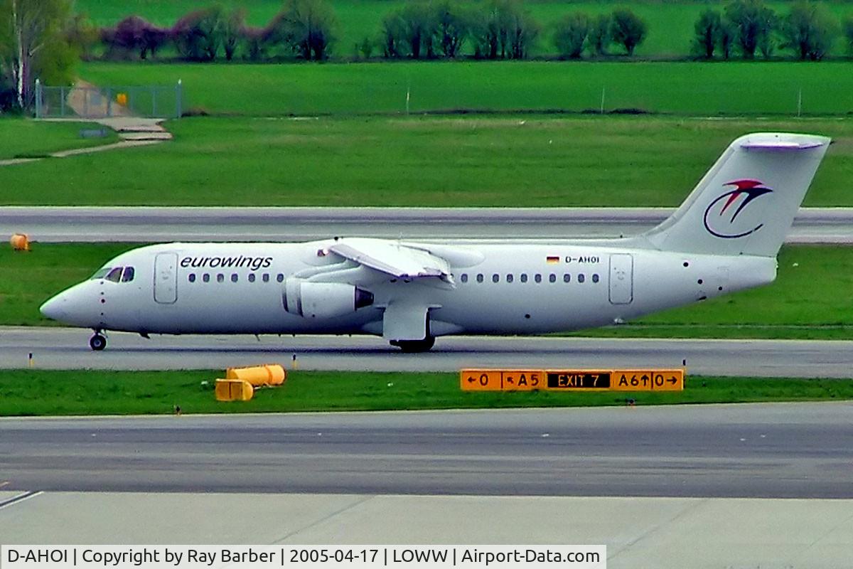 D-AHOI, 1990 British Aerospace BAe.146-300A C/N E3187, BAe 146-300 [E3187] (EuroWings) Vienna-Schwechat~OE 17/04/2005