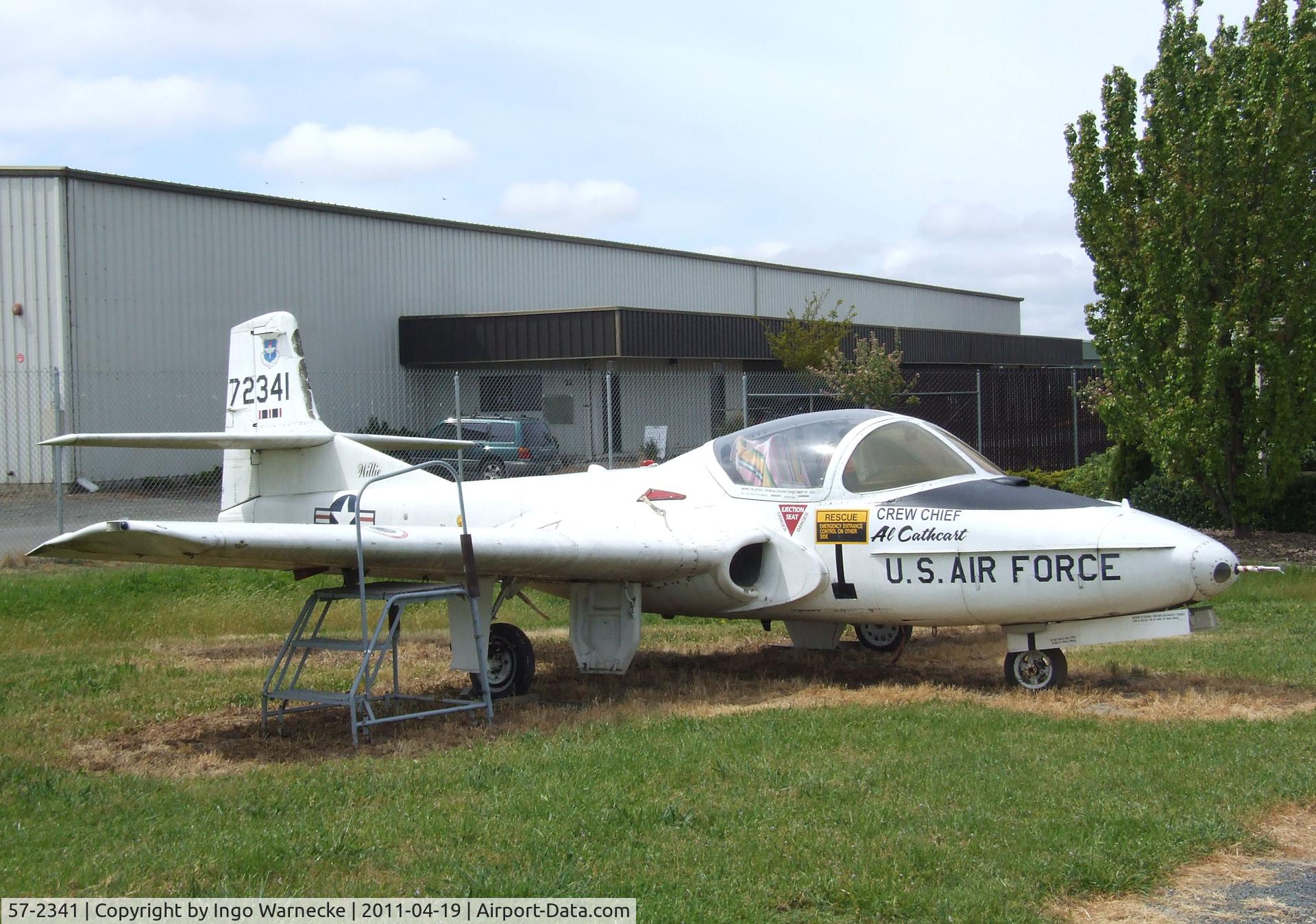 57-2341, 1957 Cessna T-37B Tweety Bird C/N 40274, Cessna T-37B at the Pacific Coast Air Museum, Santa Rosa CA