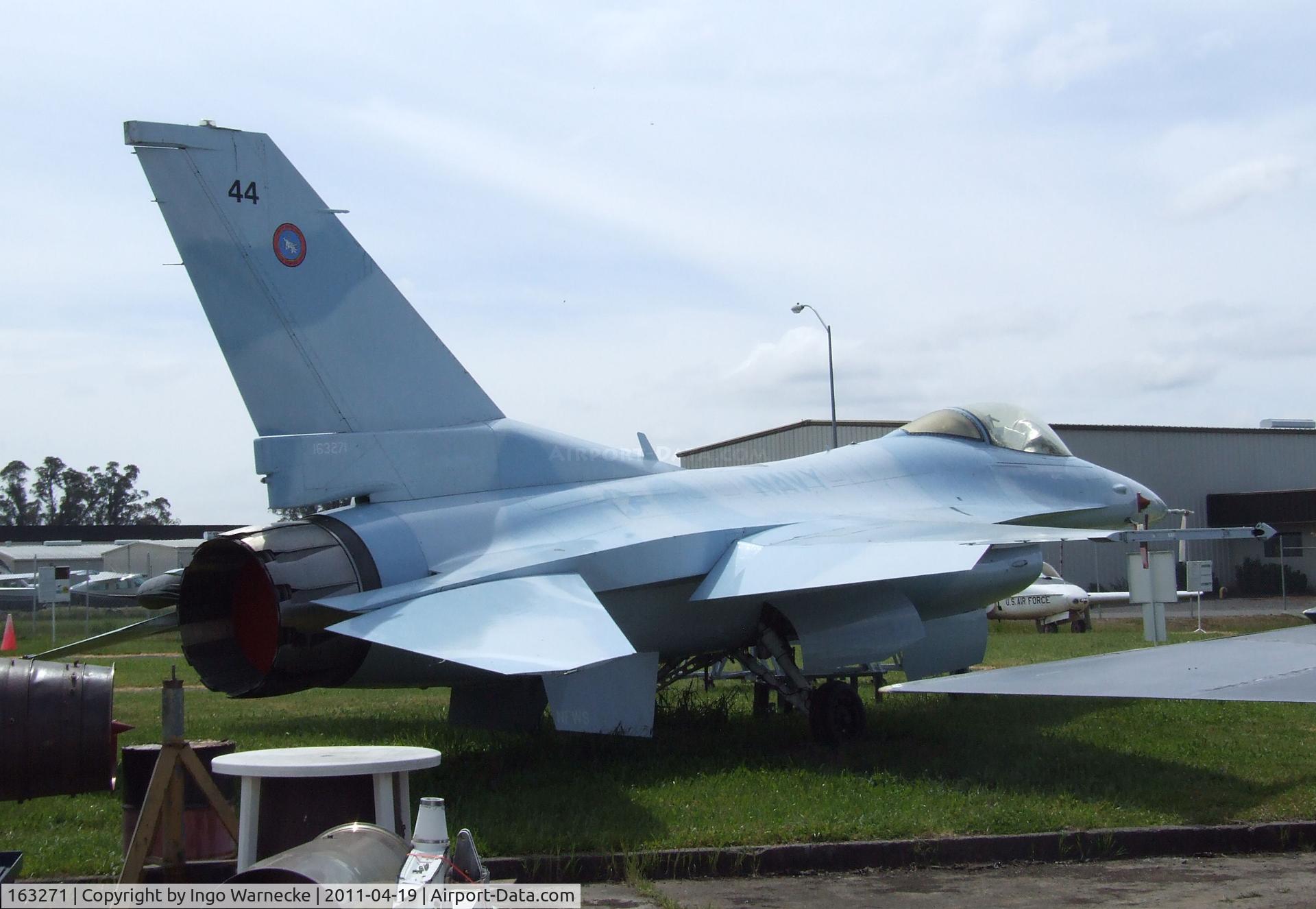 163271, General Dynamics F-16N Fighting Falcon C/N 3M-4, General Dynamics F-16N Fighting Falcon at the Pacific Coast Air Museum, Santa Rosa CA