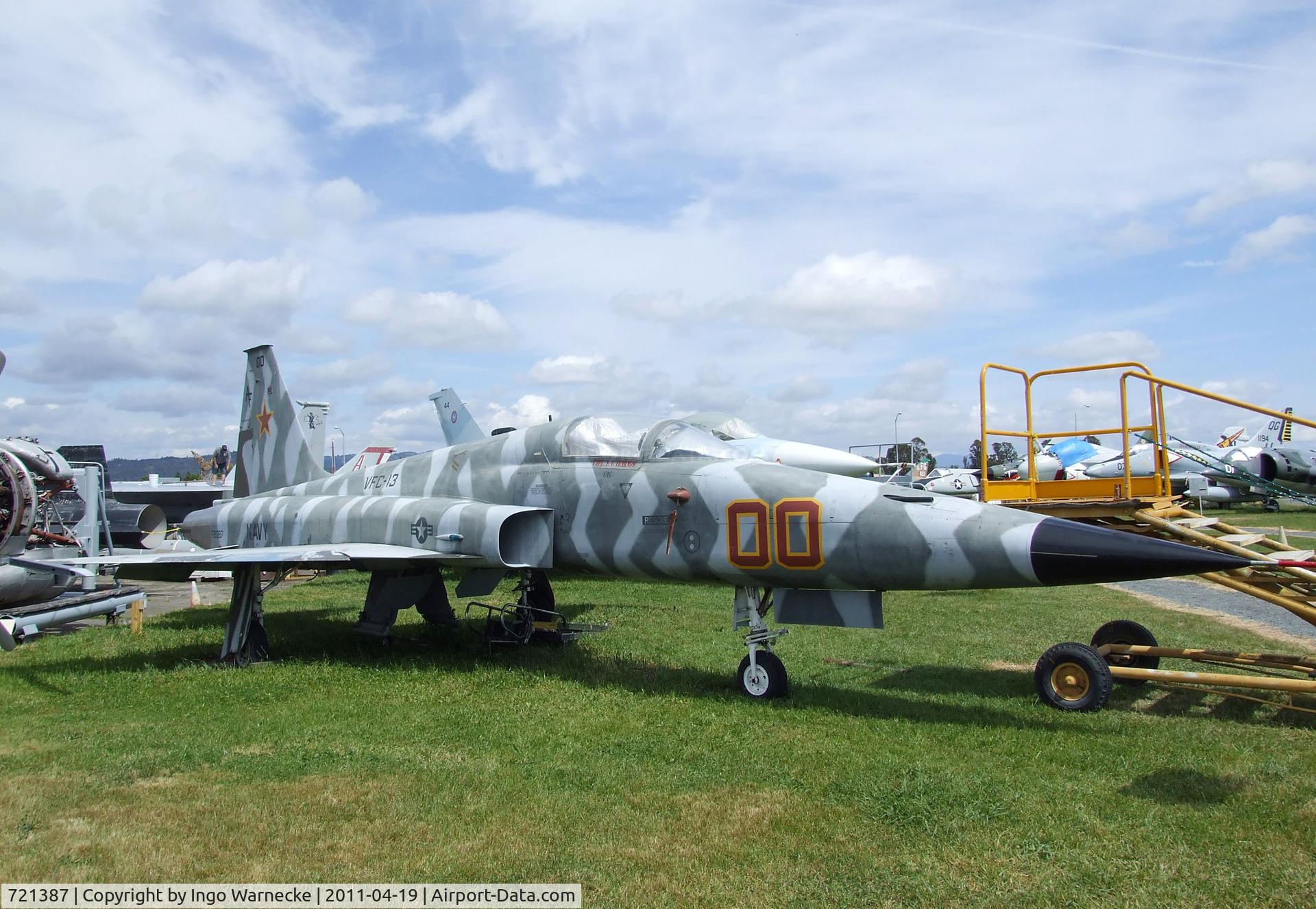 721387, Northrop F-5E Tiger II C/N R.1007, Northrop F-5E Tiger II at the Pacific Coast Air Museum, Santa Rosa CA