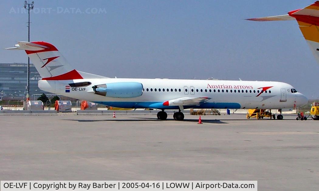 OE-LVF, 1993 Fokker 100 (F-28-0100) C/N 11483, Fokker F-100 [11483] (Austrian Arrows) Vienna-Schwechat~OE 16/04/2005