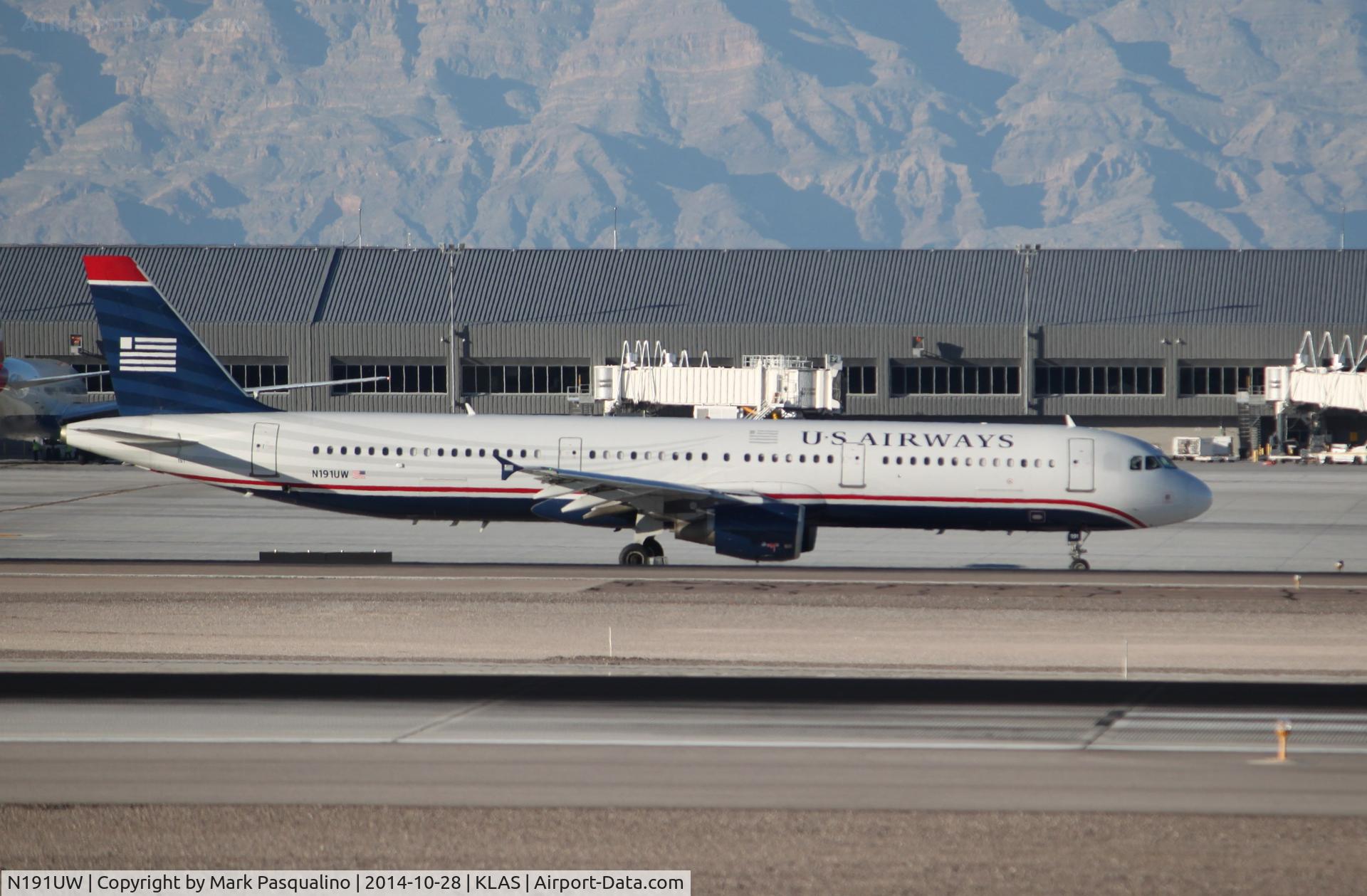 N191UW, 2001 Airbus A321-211 C/N 1447, Airbus A321