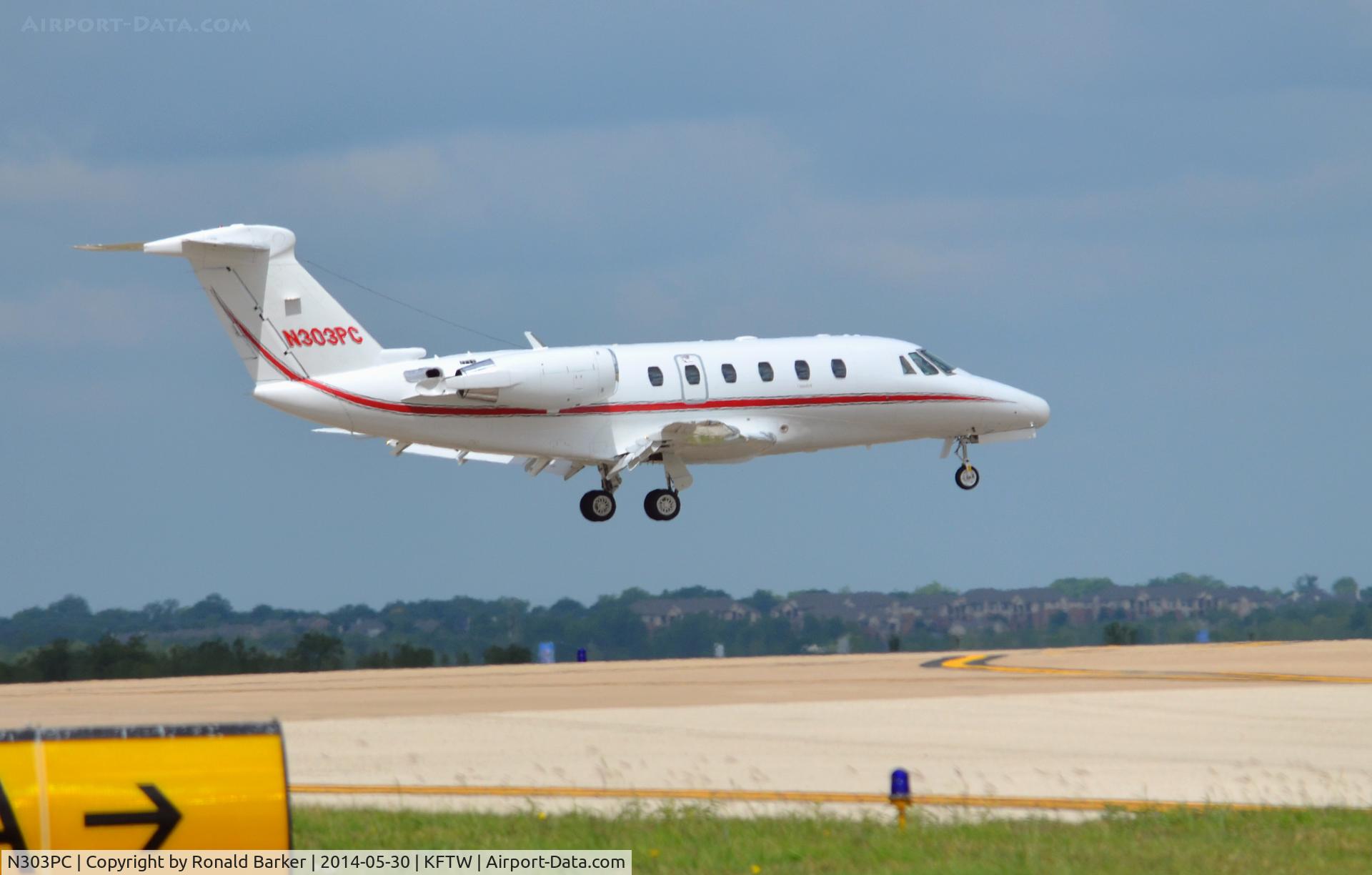 N303PC, 1999 Cessna 650 Citation VII C/N 650-7098, Landing Meacham Field, TX