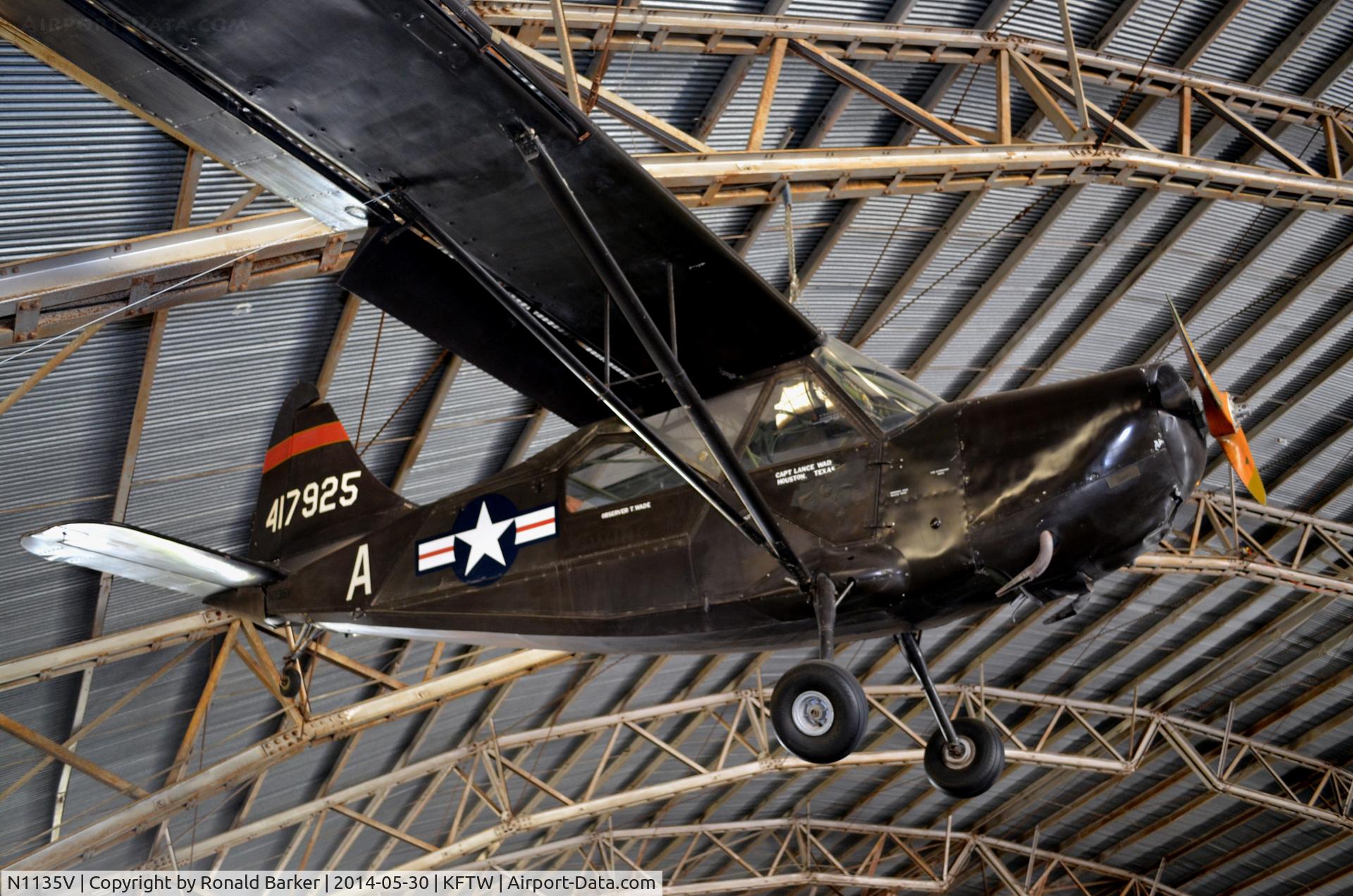 N1135V, Stinson L-5E Sentinel C/N 76-3199, Vintage Flying Museum