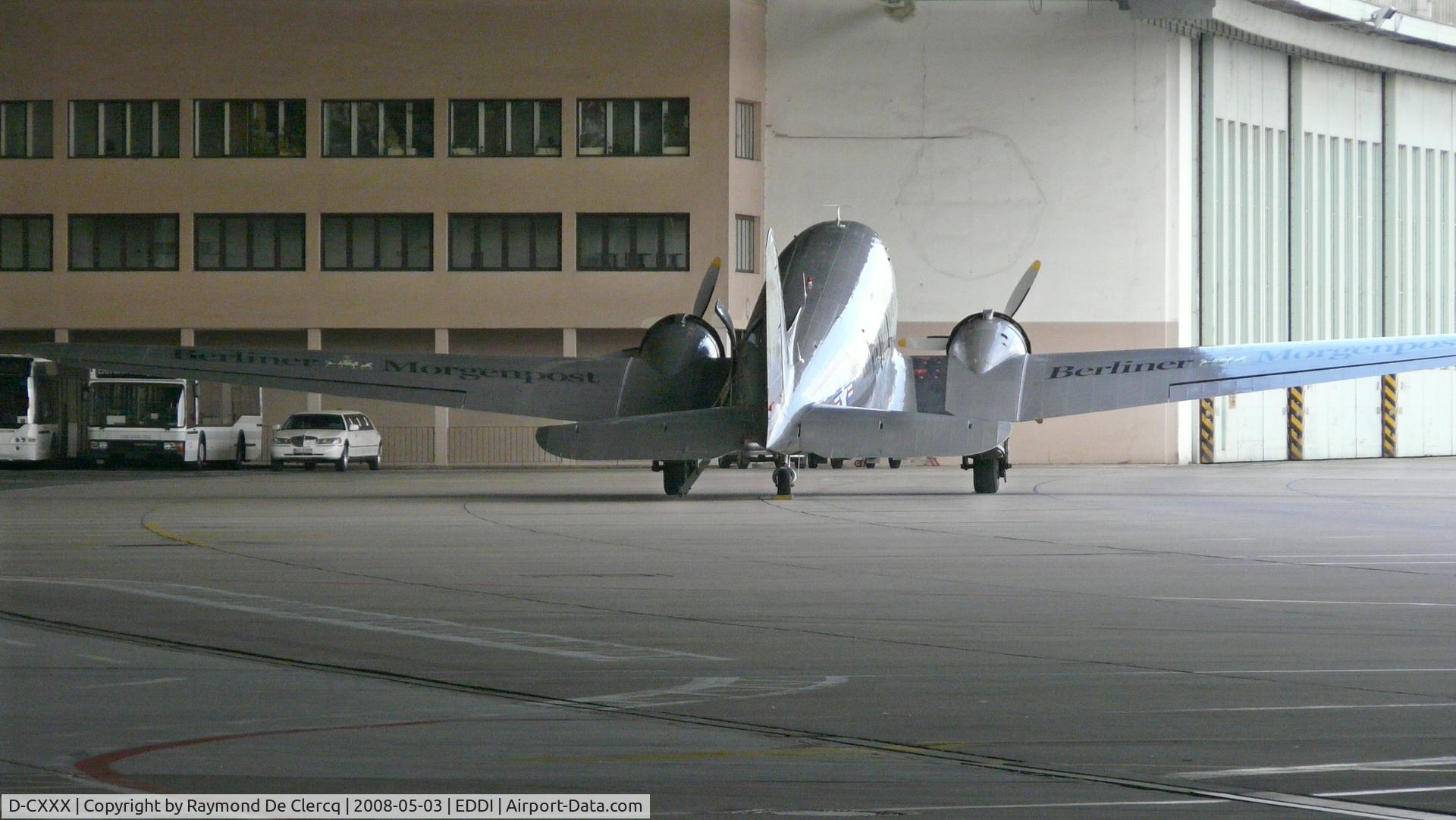 D-CXXX, 1944 Douglas C-47B Dakota 4 (DC-3) C/N 16124/32872, At Berlin-Tempelhof.