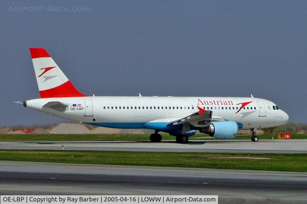 OE-LBP, 1998 Airbus A320-214 C/N 797, Airbus A320-214 [0797] (Austrian Airlines) Vienna-Schwechat~OE 16/04/2005