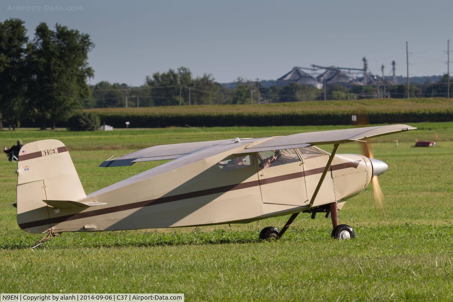 N9EN, 1997 Wittman W-8 Tailwind C/N 2W8EN, Arriving at the 2014 MAAA Grassroots fly-in