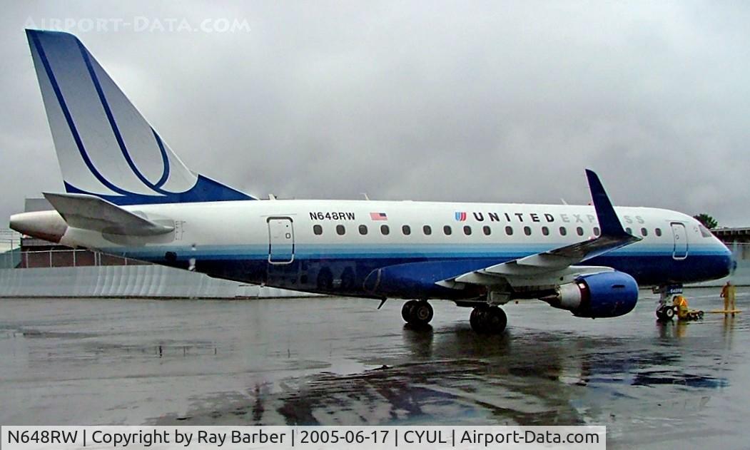N648RW, 2005 Embraer 170SE (ERJ-170-100SE) C/N 17000068, Embraer Emb-170-100SE [17000068] (United Express) Montreal-Dorval~C 17/06/2005