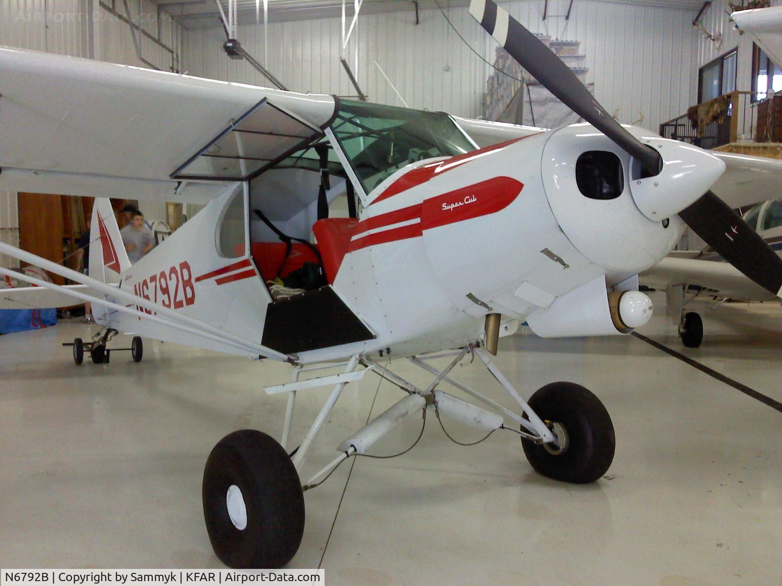 N6792B, 1956 Piper PA-18A Super Cub C/N 18-5026, At KFAR.