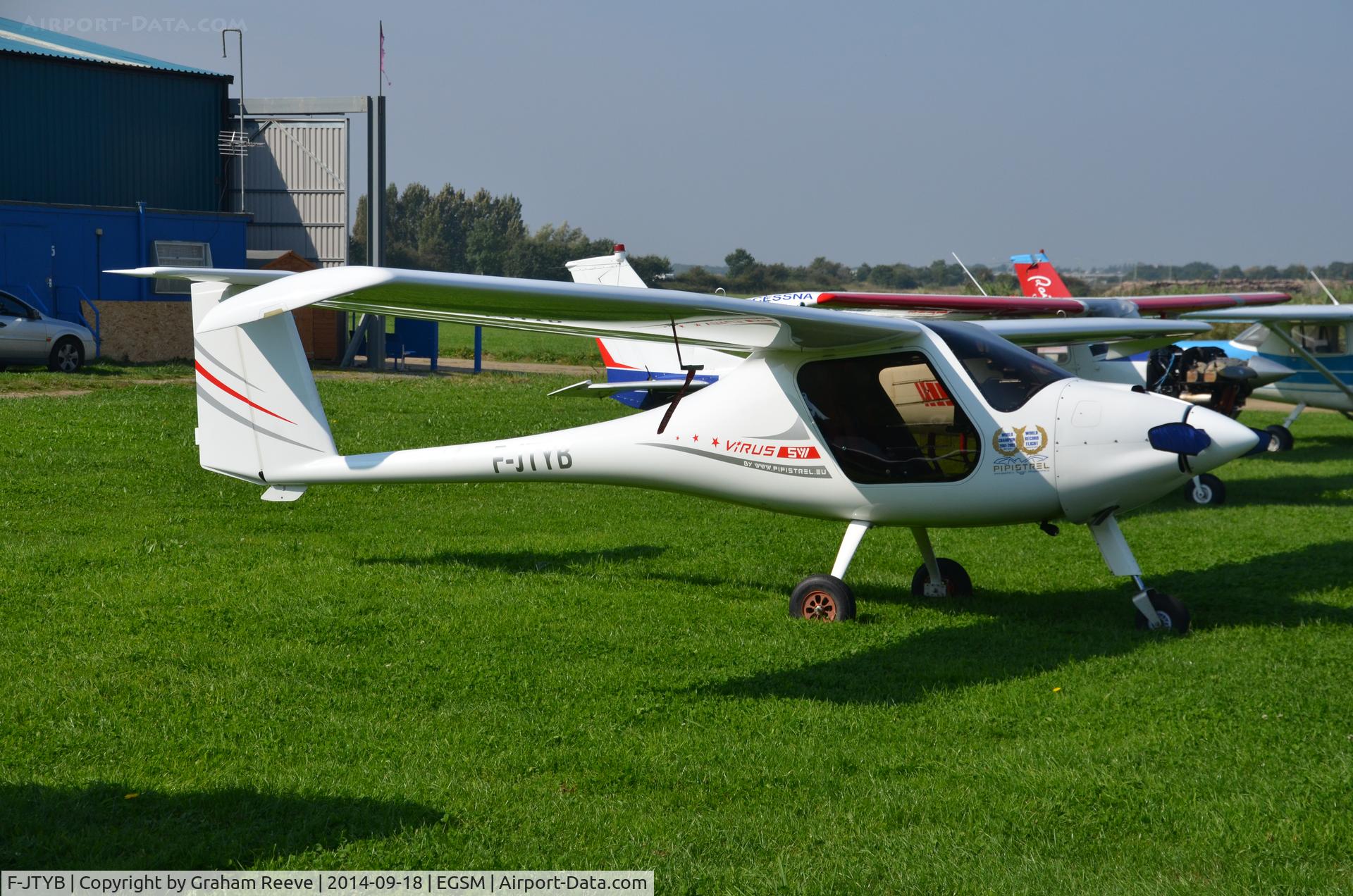 F-JTYB, Pipistrel Virus C/N 415 SWN 100, Parked at Beccles.