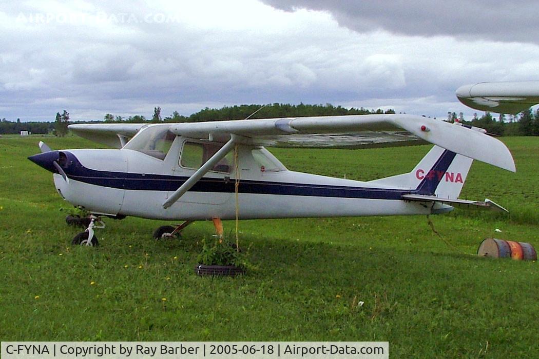 C-FYNA, 1969 Cessna 150J C/N 15070193, Cessna 150J [150-70193] Vankleek Hill~C 18/06/2005. Stored next to Herbs Truck Stop on Route 417 Ontario.