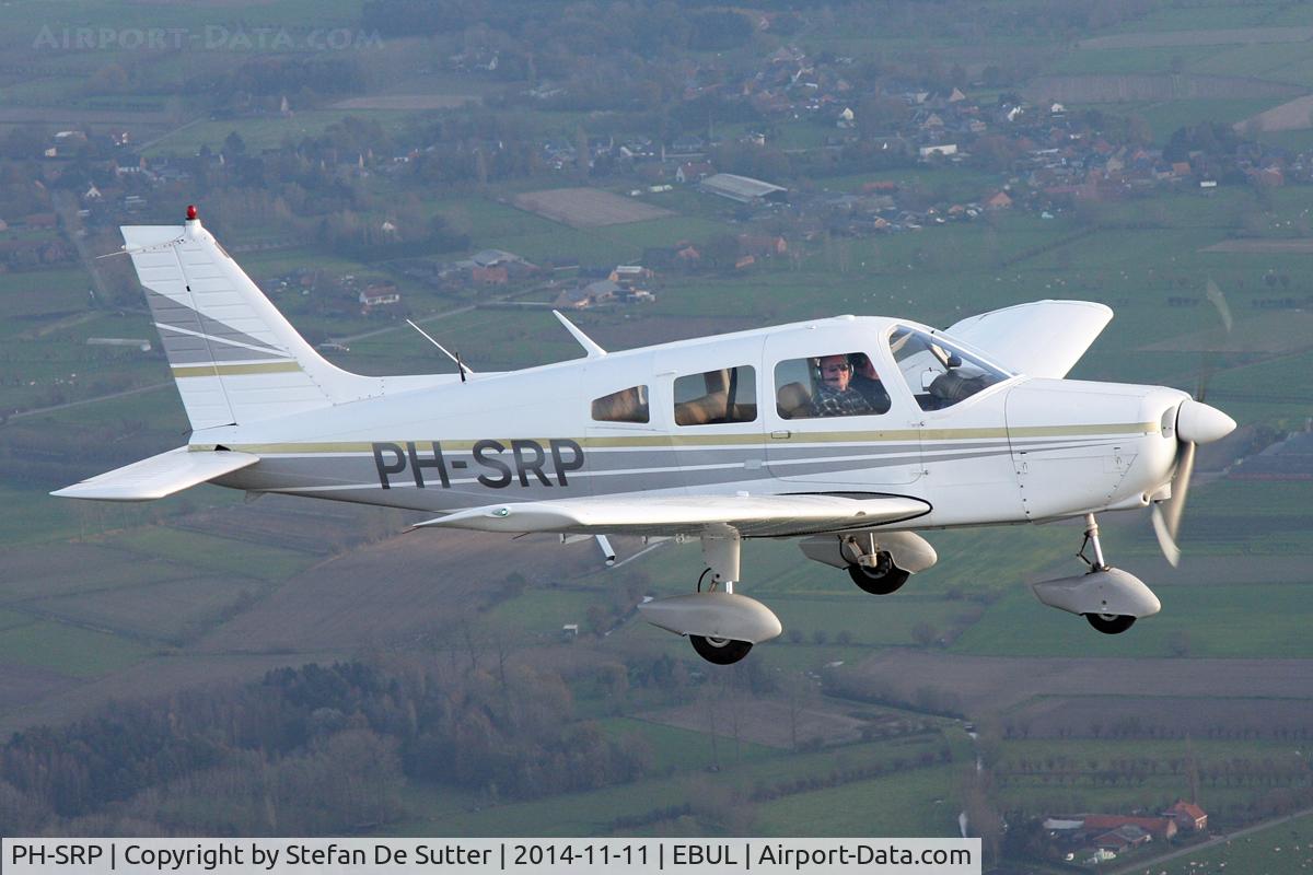 PH-SRP, 1977 Piper PA-28-151 Cherokee Warrior C/N 28-7715209, EBZR - EBUL @ 2.000 ft.