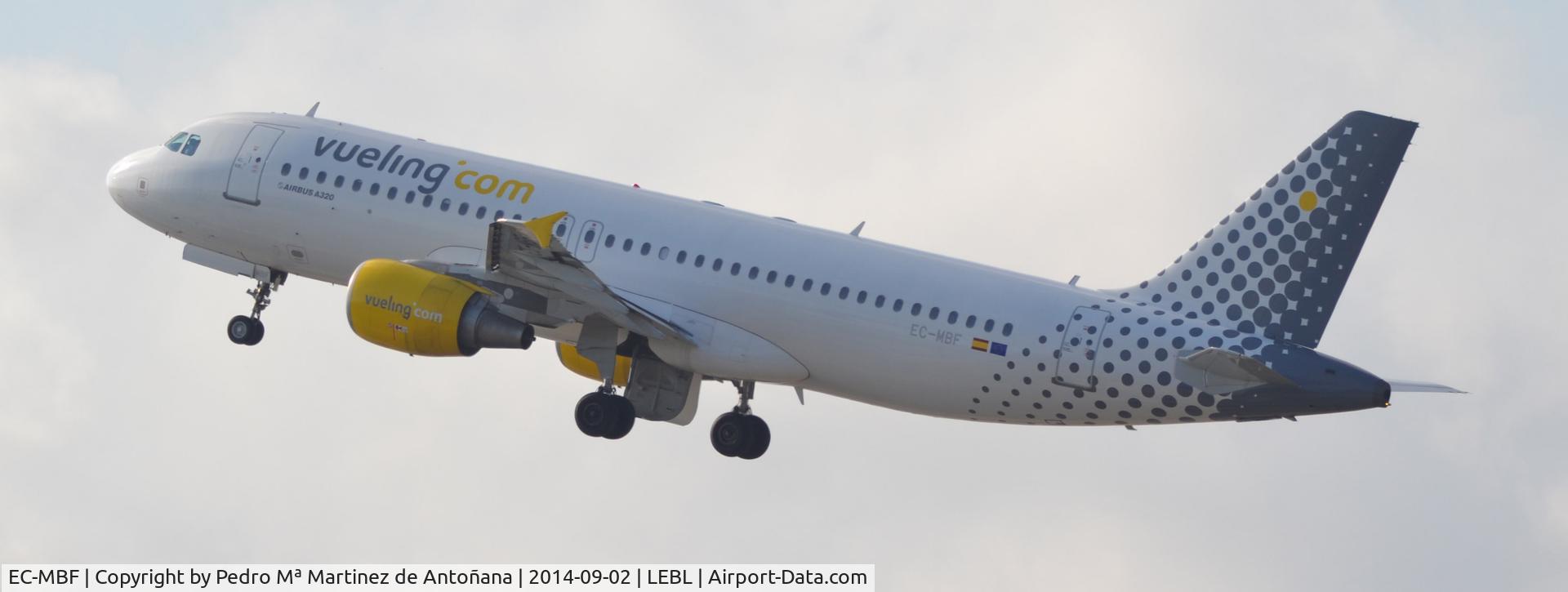 EC-MBF, 2008 Airbus A320-214 C/N 3492, El Prat - Barcelona