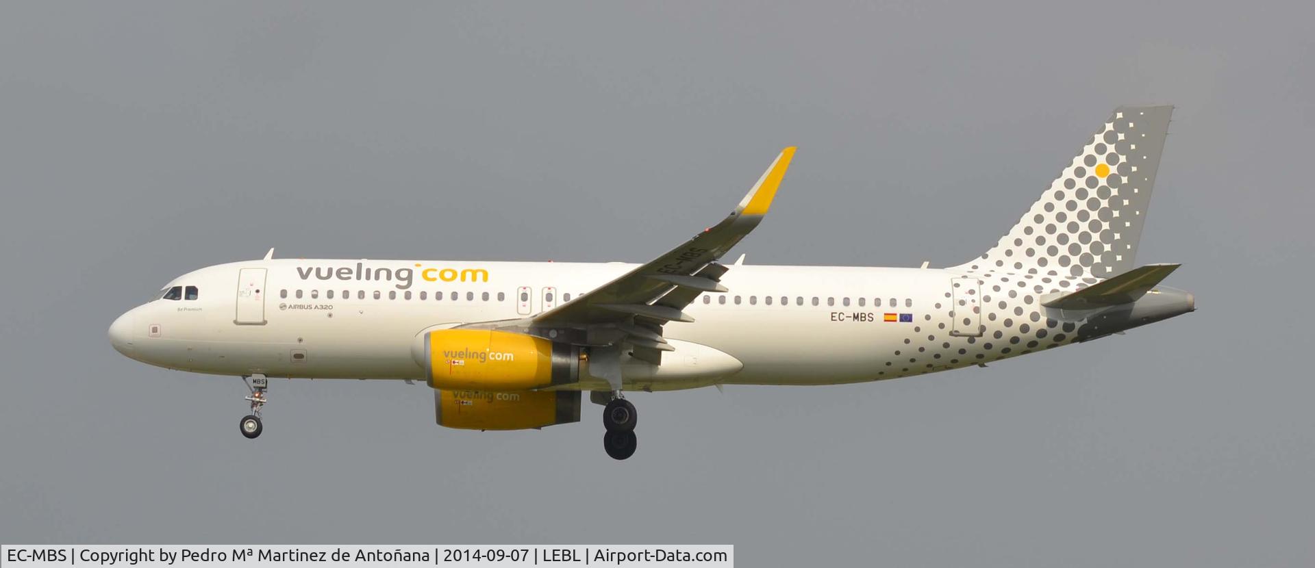 EC-MBS, 2014 Airbus A320-232 C/N 6123, El Prat - Barcelona