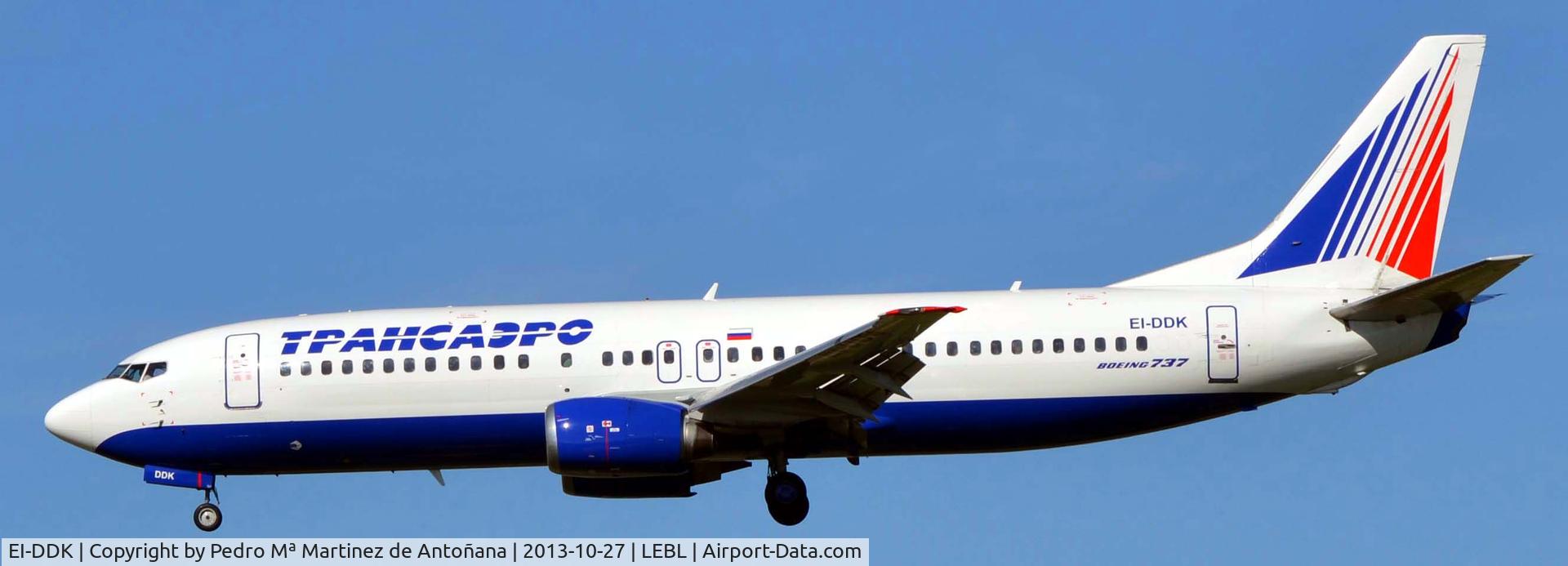 EI-DDK, 1989 Boeing 737-4S3 C/N 24165, El Prat - Barcelon