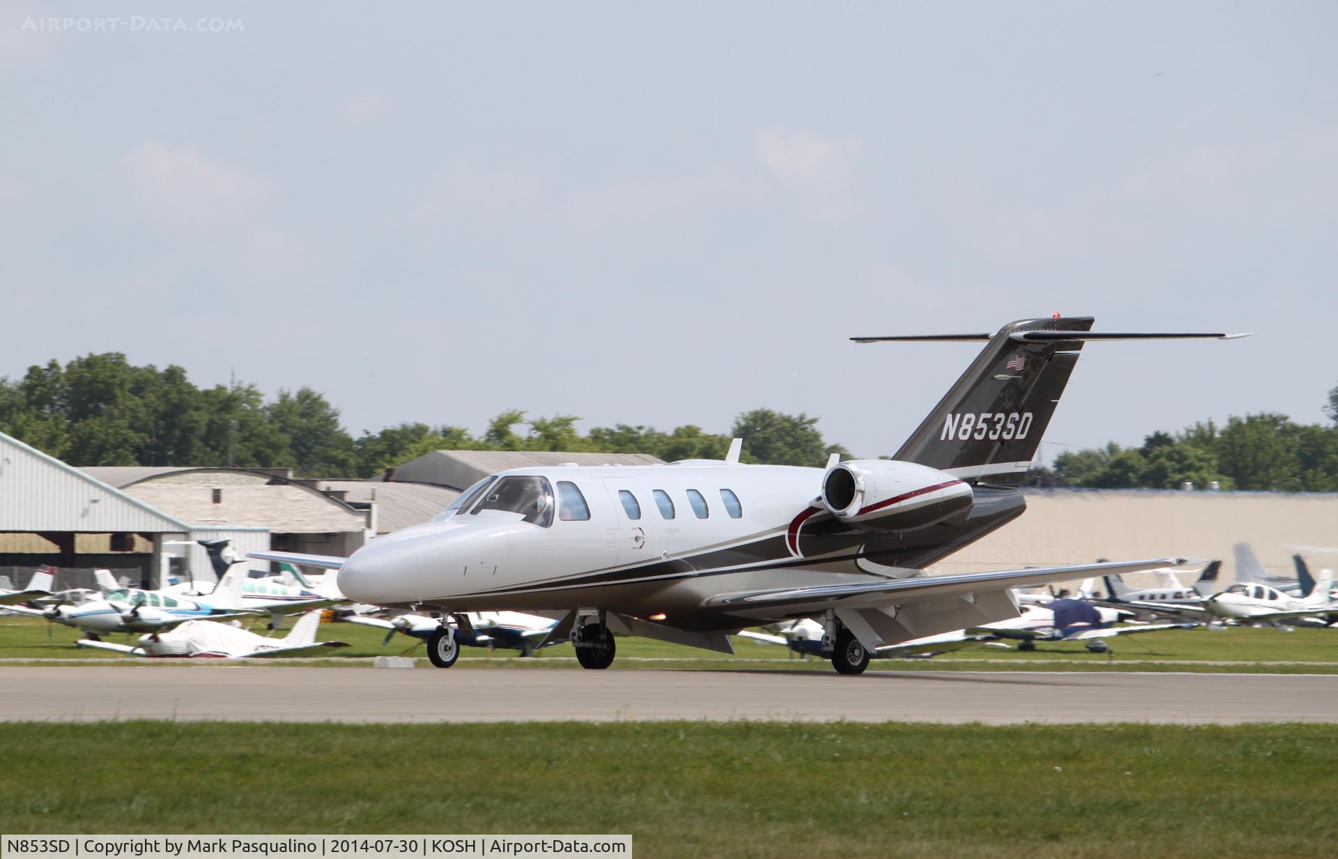 N853SD, 2008 Cessna 525A CitationJet CJ2+ C/N 525-0672, Cessna 525