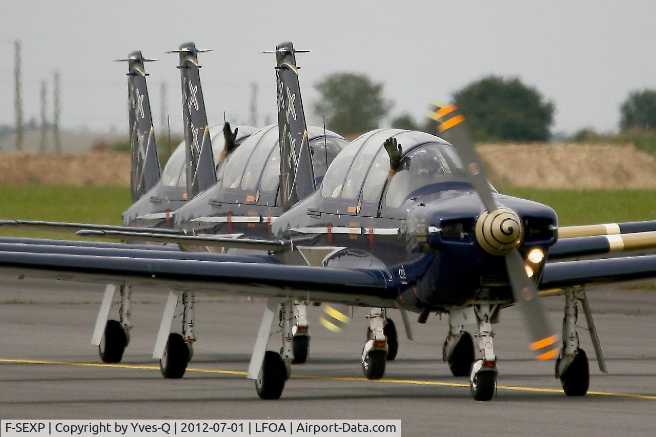 F-SEXP, Socata TB-30 Epsilon C/N 99, Socata TB-30 Epsilon (F-SEXP) Cartouche Doré, Avord Air Base 702 (LFOA) Open day 2012