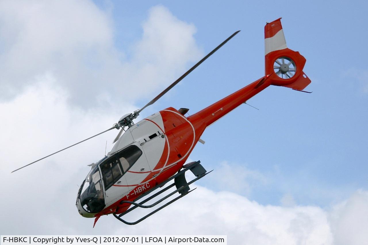 F-HBKC, 2009 Eurocopter EC-120B Colibri NHE C/N 1600, Eurocopter EC 120B Calliopé, Solo display, Avord Air Base 702 (LFOA) Open day in june 2012
