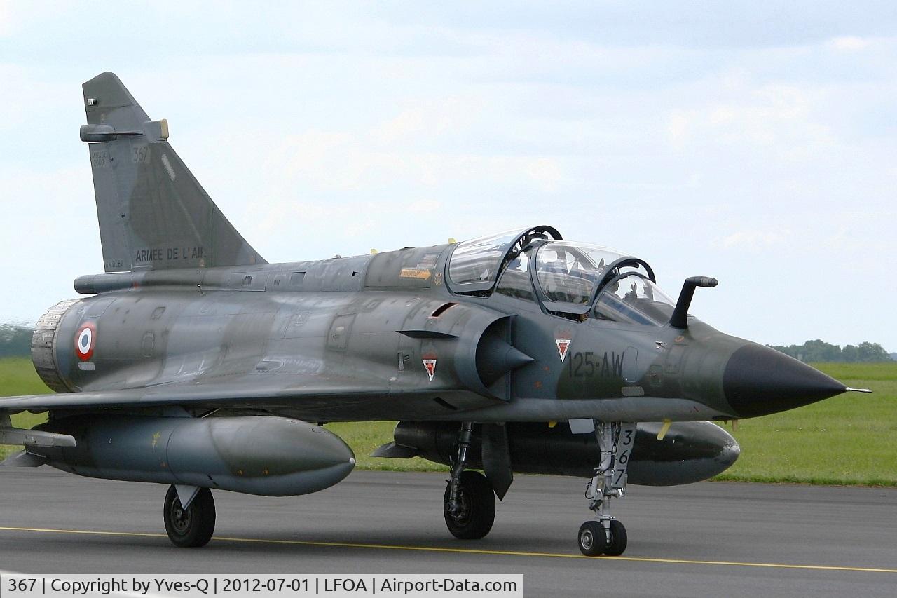 367, Dassault Mirage 2000N C/N 362, French Air Force Dassault Mirage 2000N (125-AW), Taxiing after landing, Avord Air Base 702 (LFOA) open day 2012