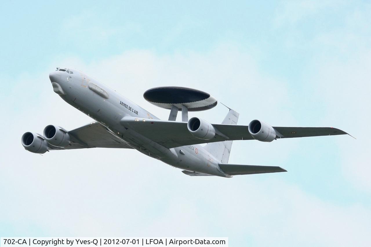 702-CA, 1991 Boeing 707 E-3F SDCA C/N 24115, French Air Force Boing E-3F SDCA, Solo display, Avord Air Base 702 (LFOA)  Air Show in june 2012