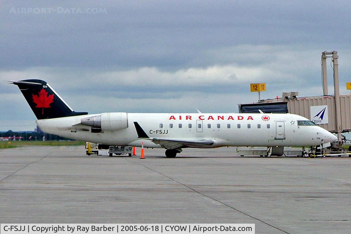 C-FSJJ, 1994 Canadair CL-600-2B19 C/N 7058, Canadair Regional Jet 100ER [7107] (Air Canada) Ottawa-Macdonald Cartier International~C 18/06/2005