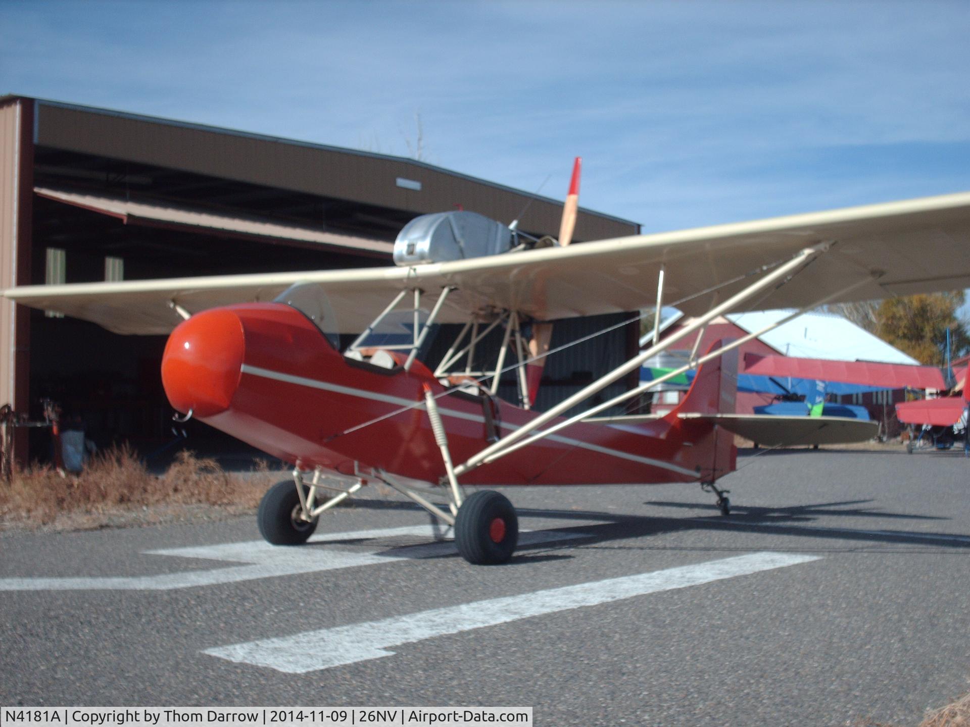 N4181A, 1966 Aerosport Woody Pusher C/N 1 (N4181A), Picture of my new CW-1 Jr.
