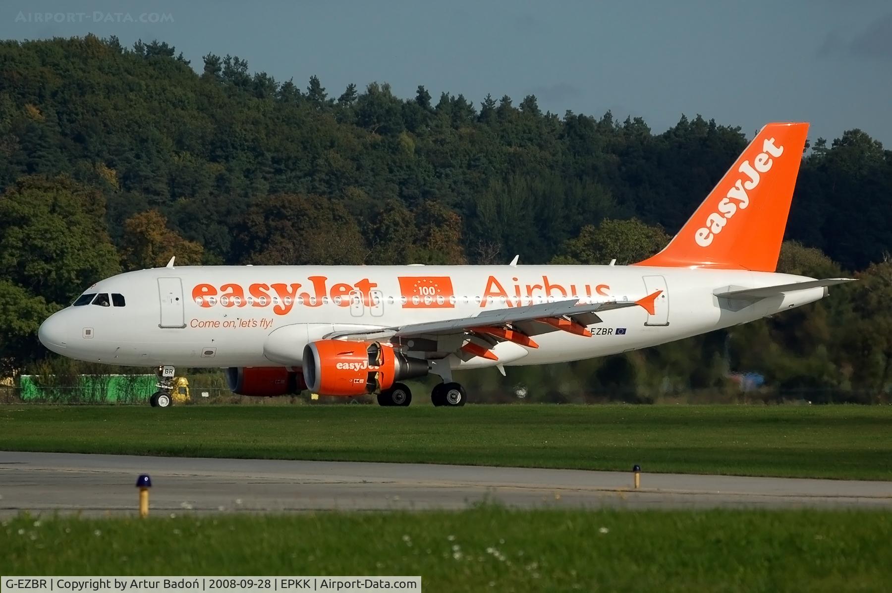 G-EZBR, 2007 Airbus A319-111 C/N 3088, EasyJet