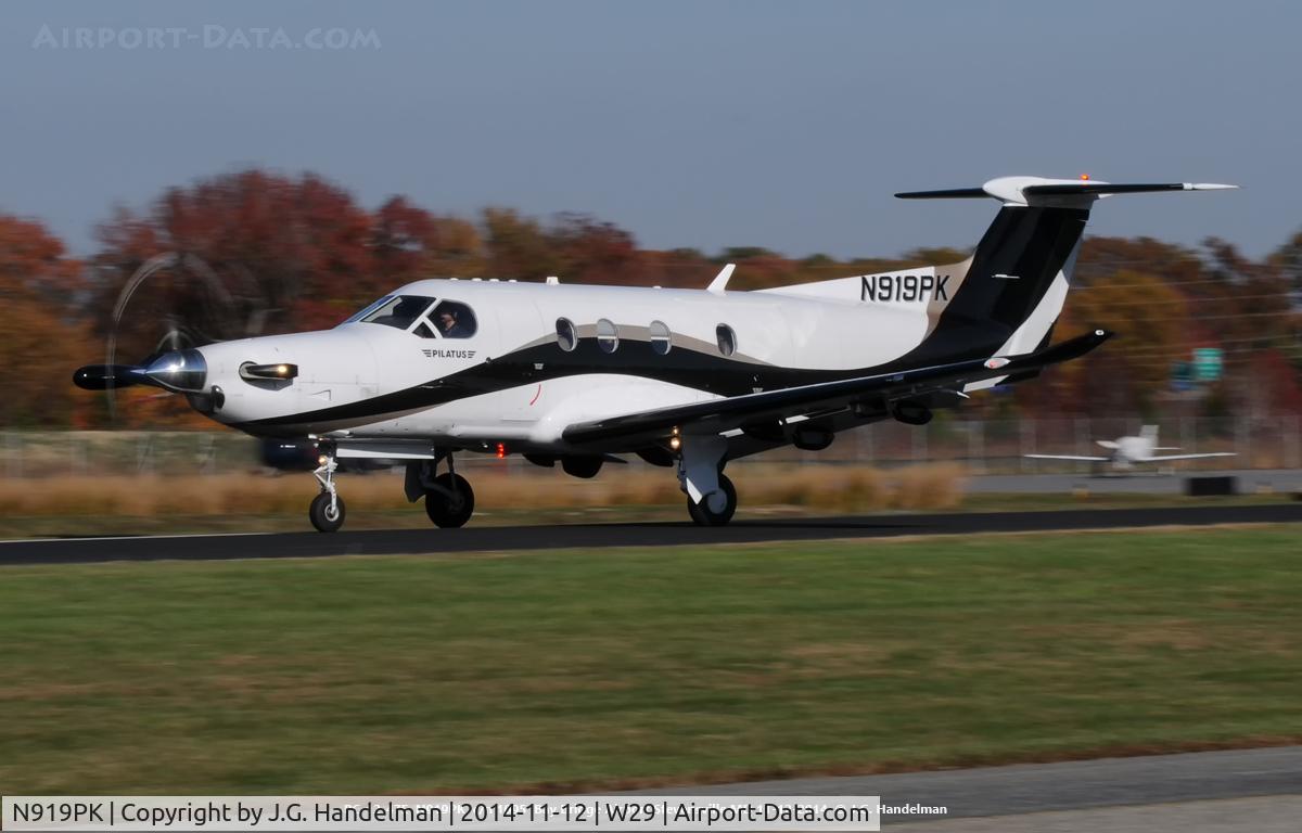 N919PK, 2008 Pilatus PC-12/47E C/N 1095, At Bay Bridge Airport.